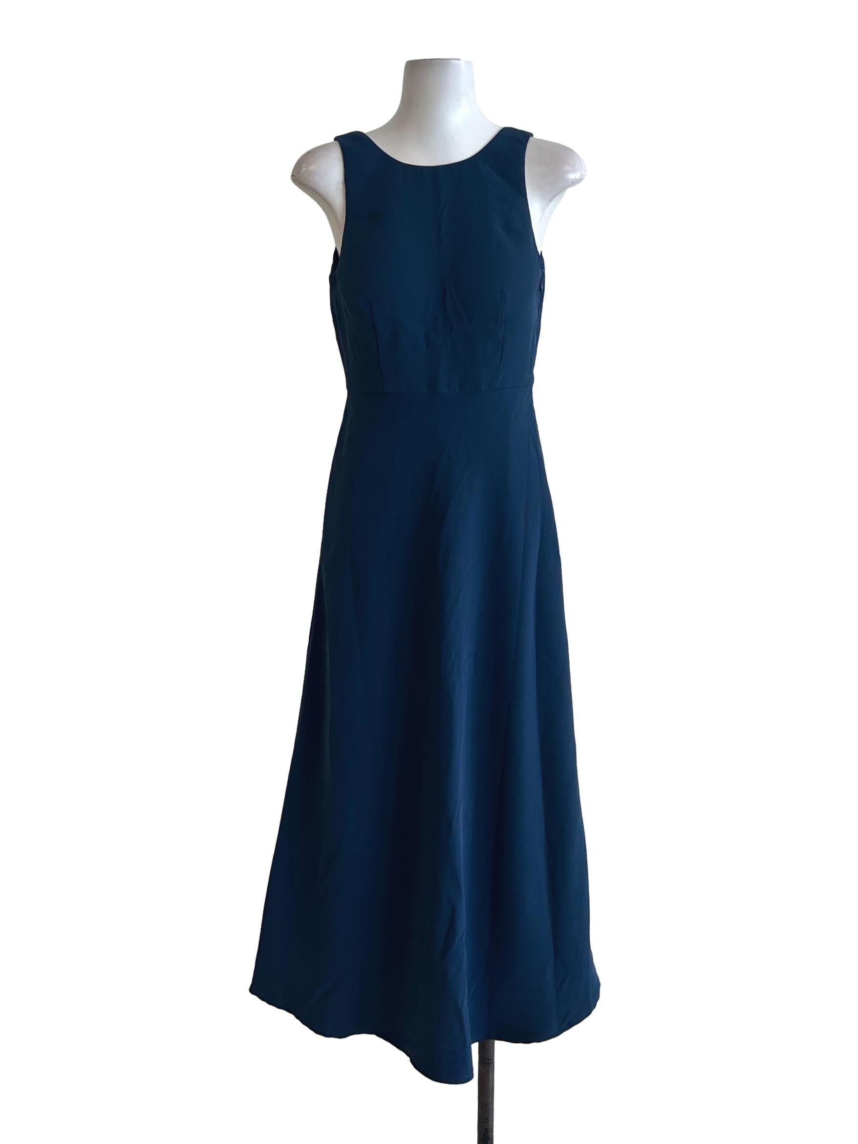 Love Bonito Navy Blue Midi Dress
