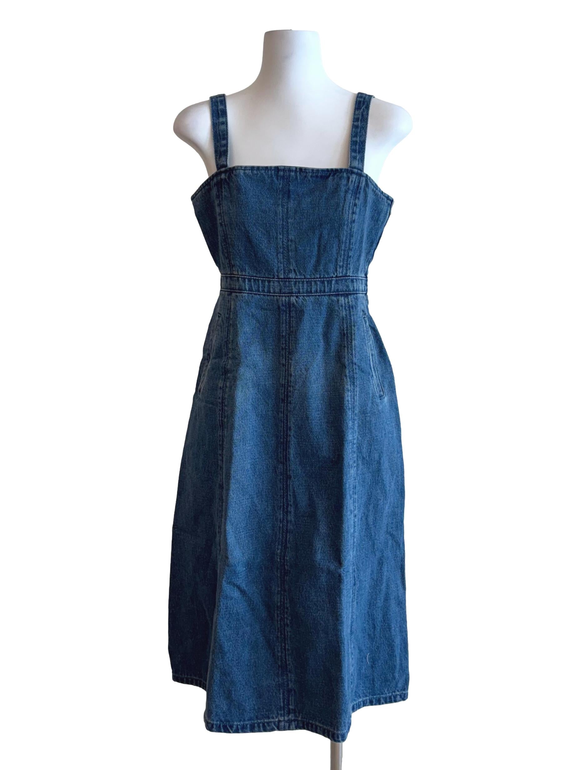 Love Bonito Blue Denim Sleeveless Dress