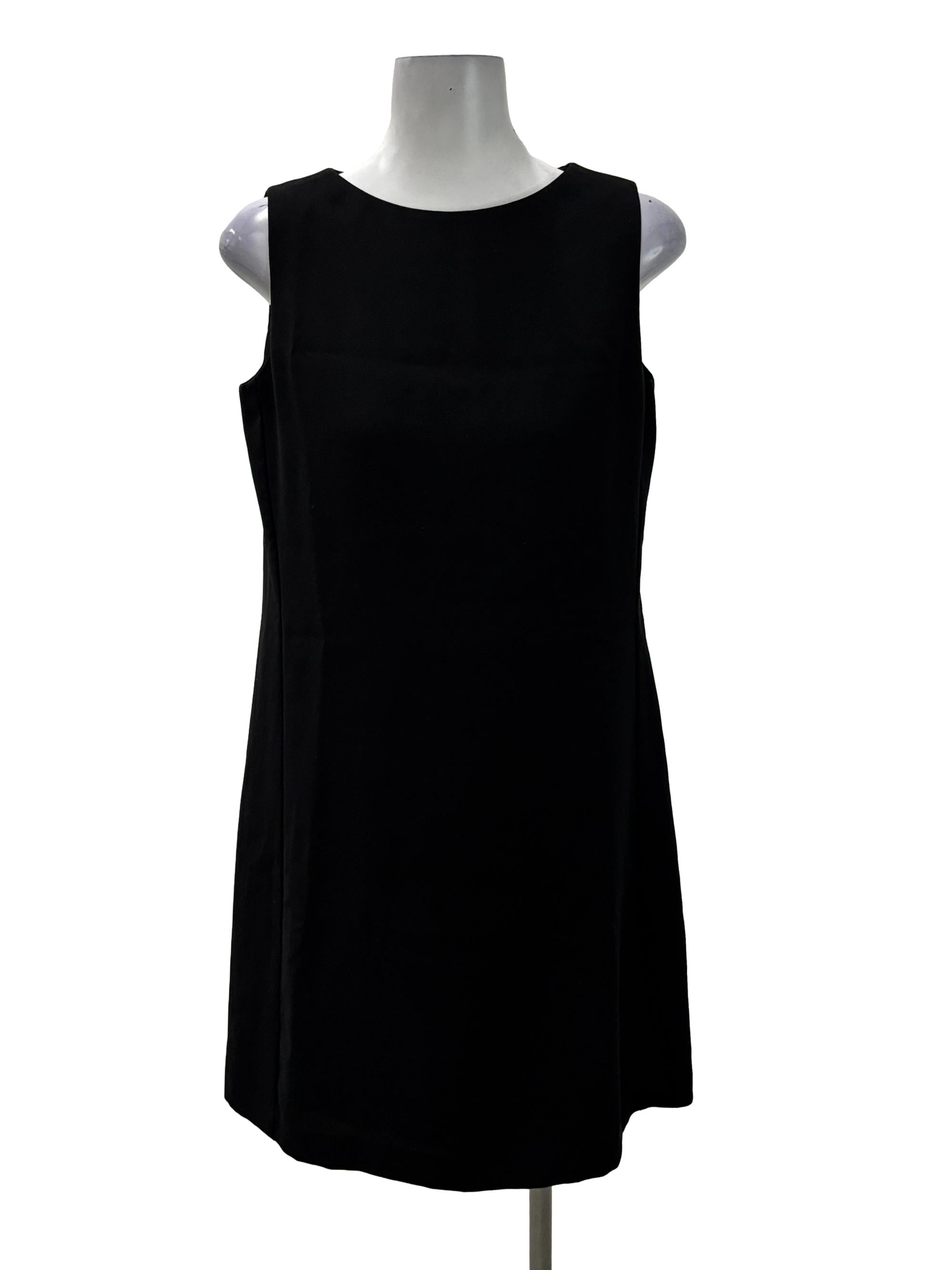 G2000 Black Roundneck Sleeveless Mini Dress