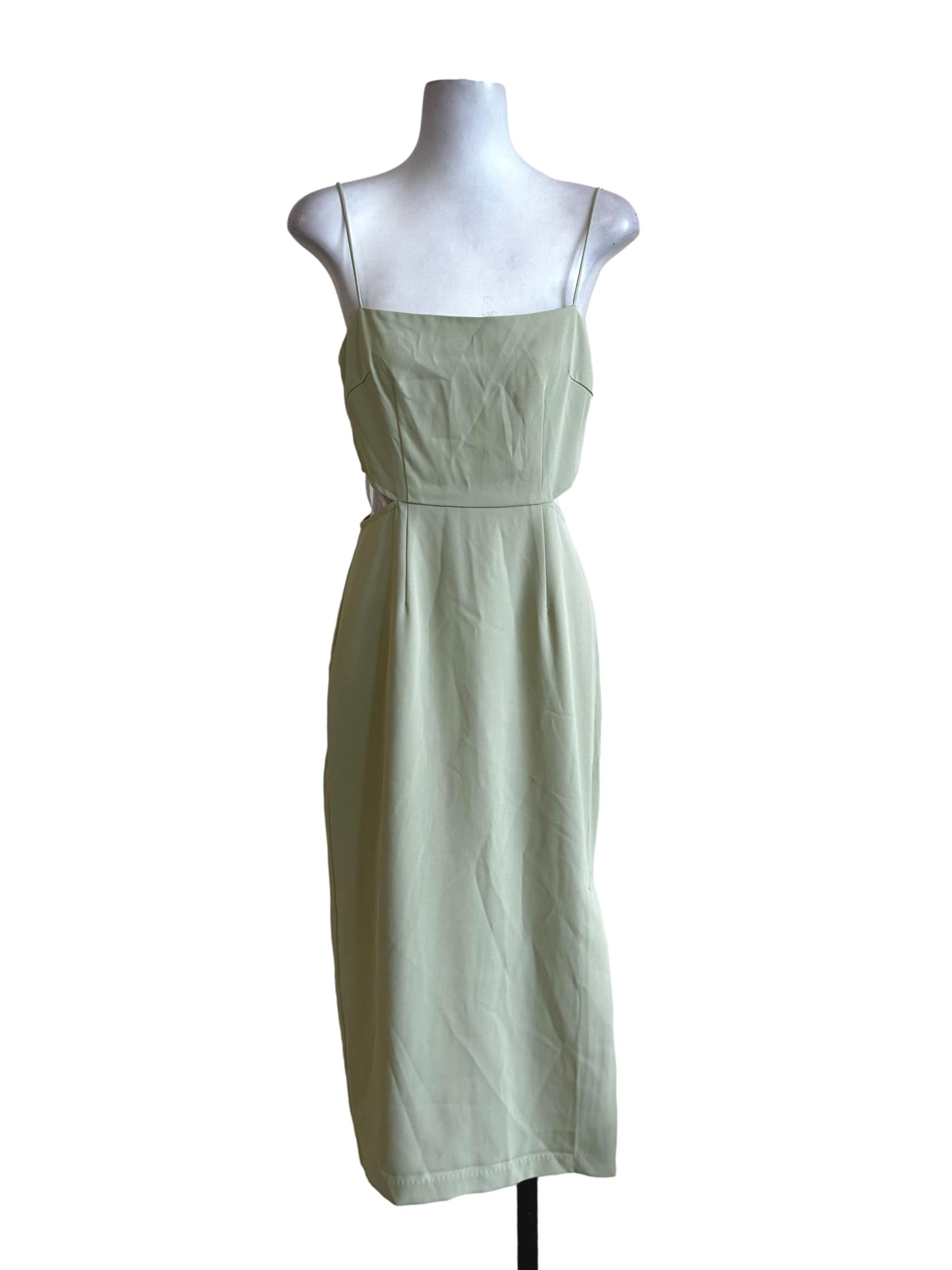 Love Bonito Lime Green Plain Dress