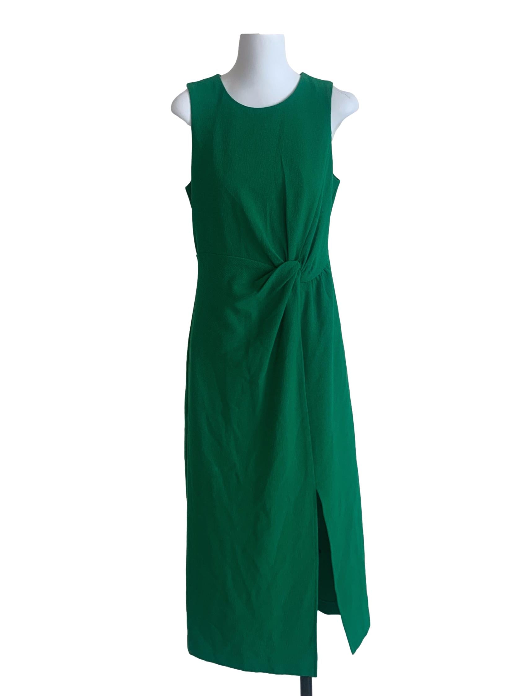 Love Bonito Fern Green Round Neck Dress