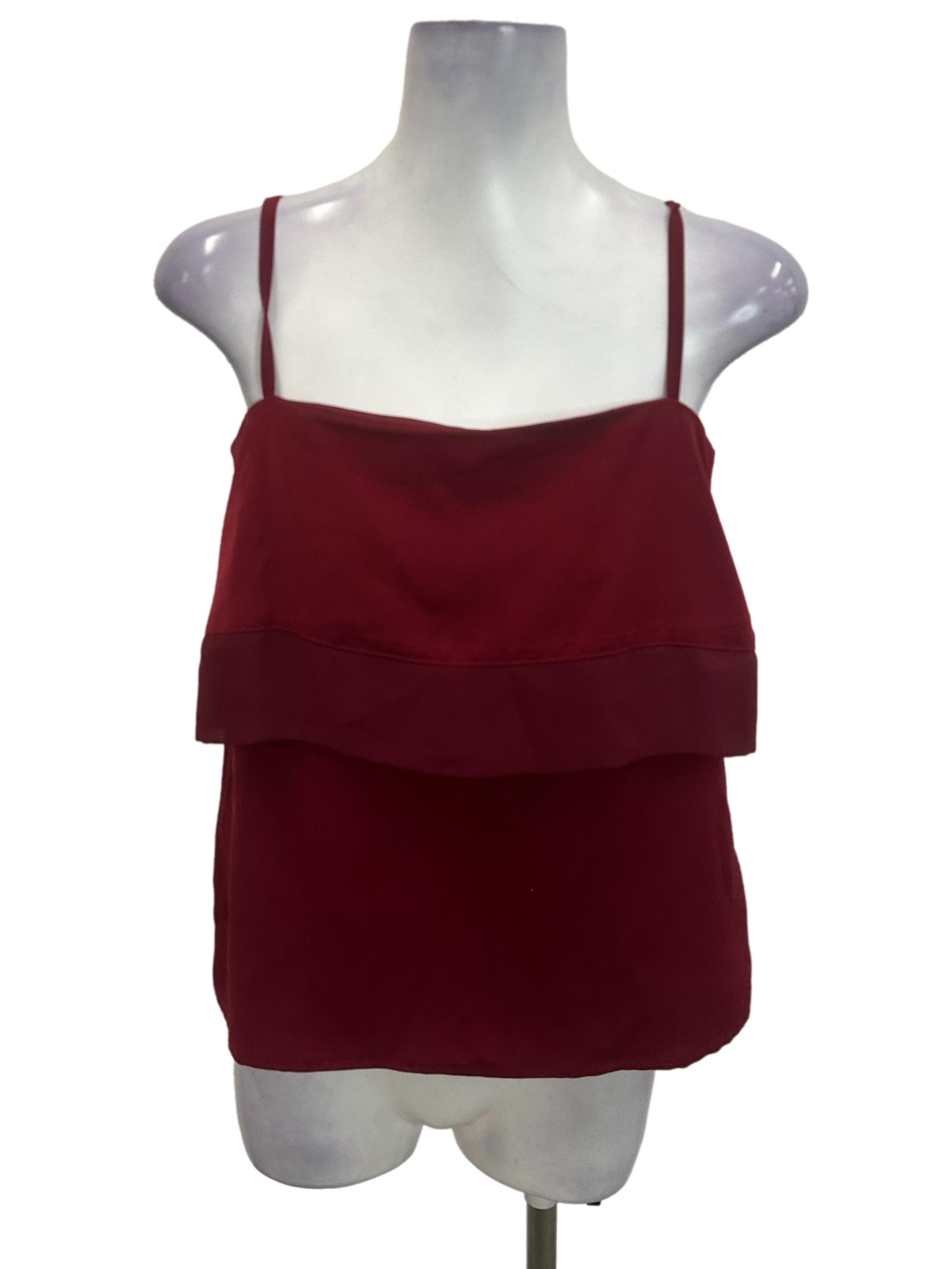 Red Tiered Cami