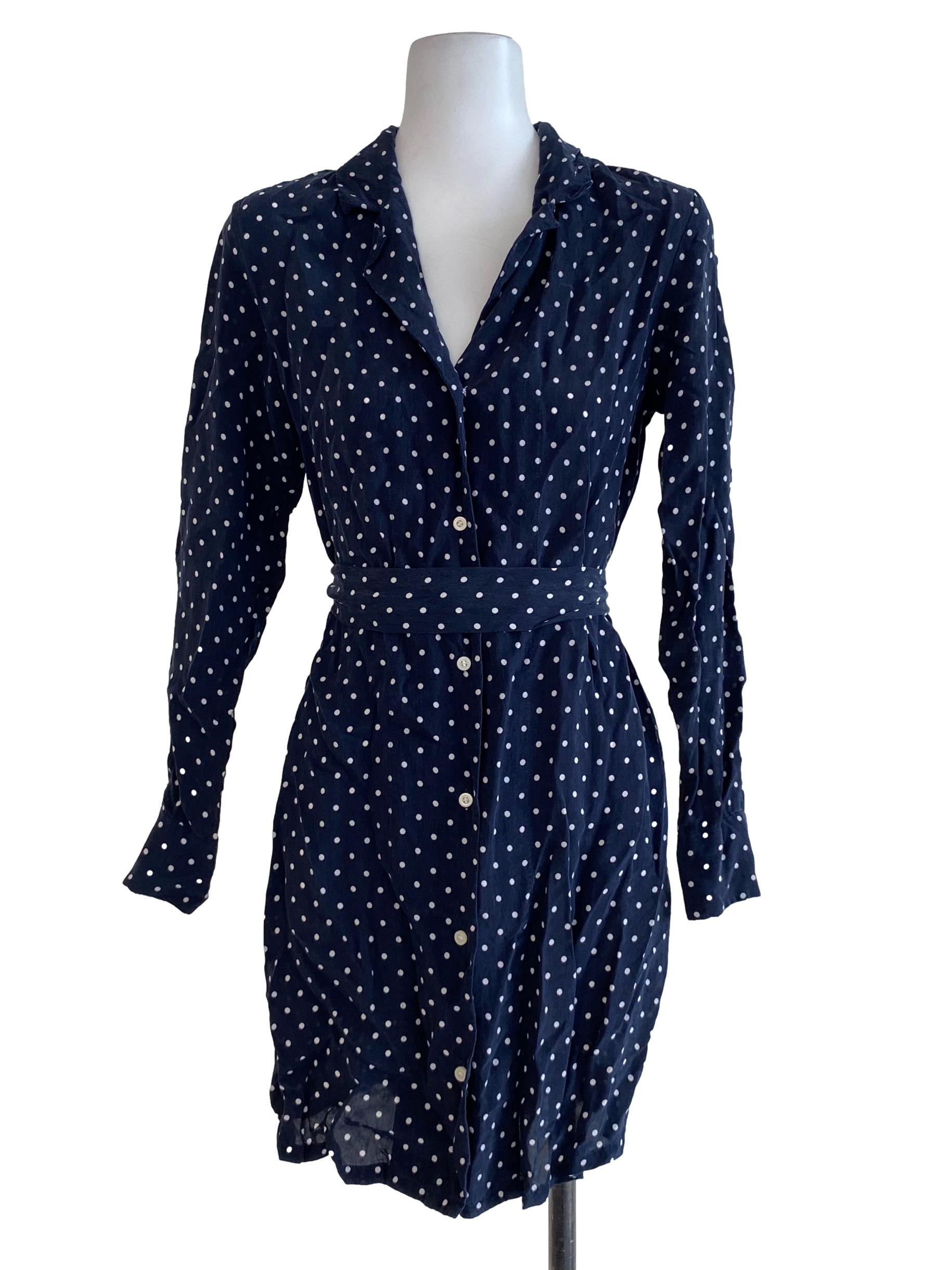 Everlane polka dot shirt dress online