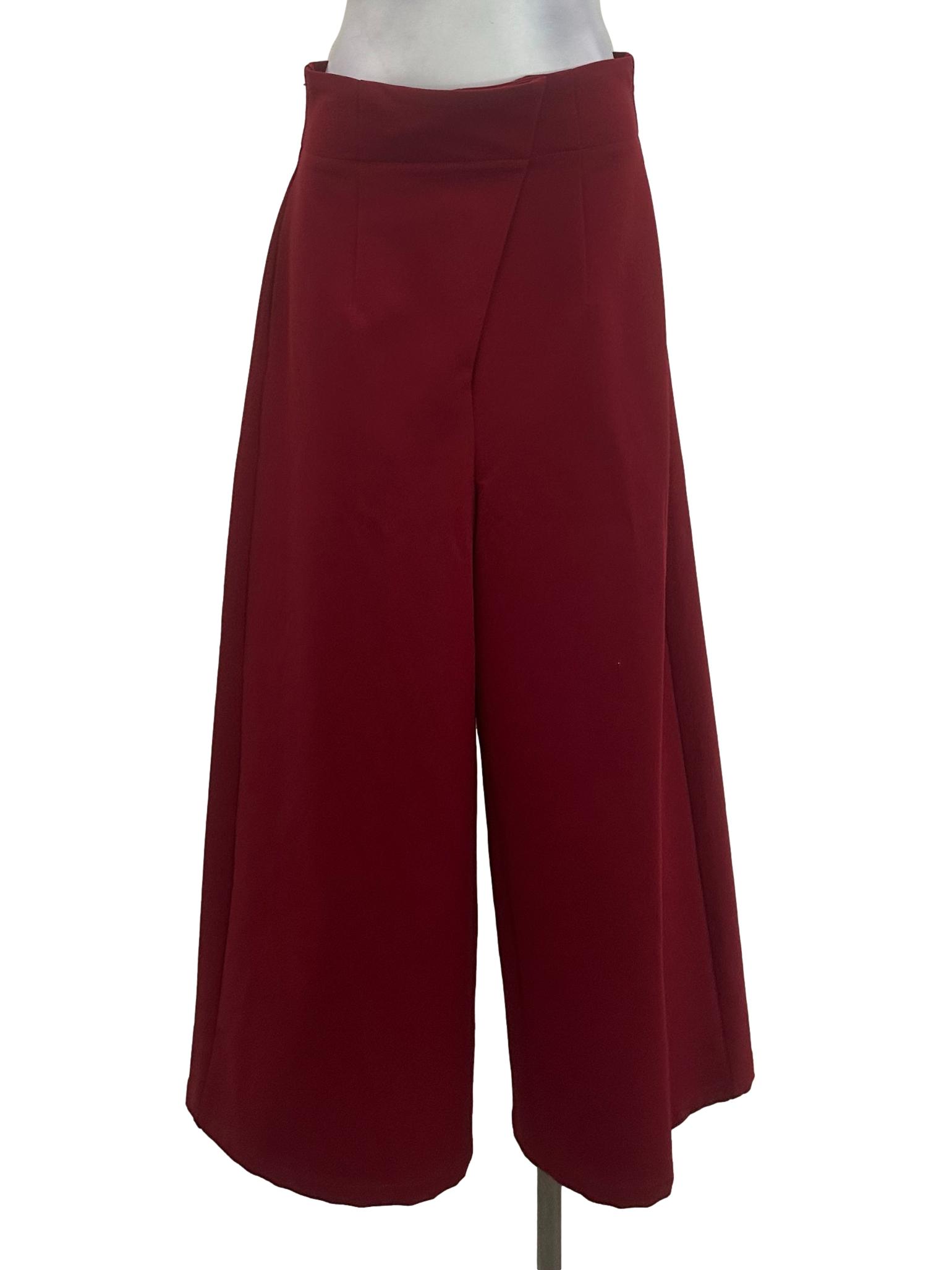 Wine Red Culottes