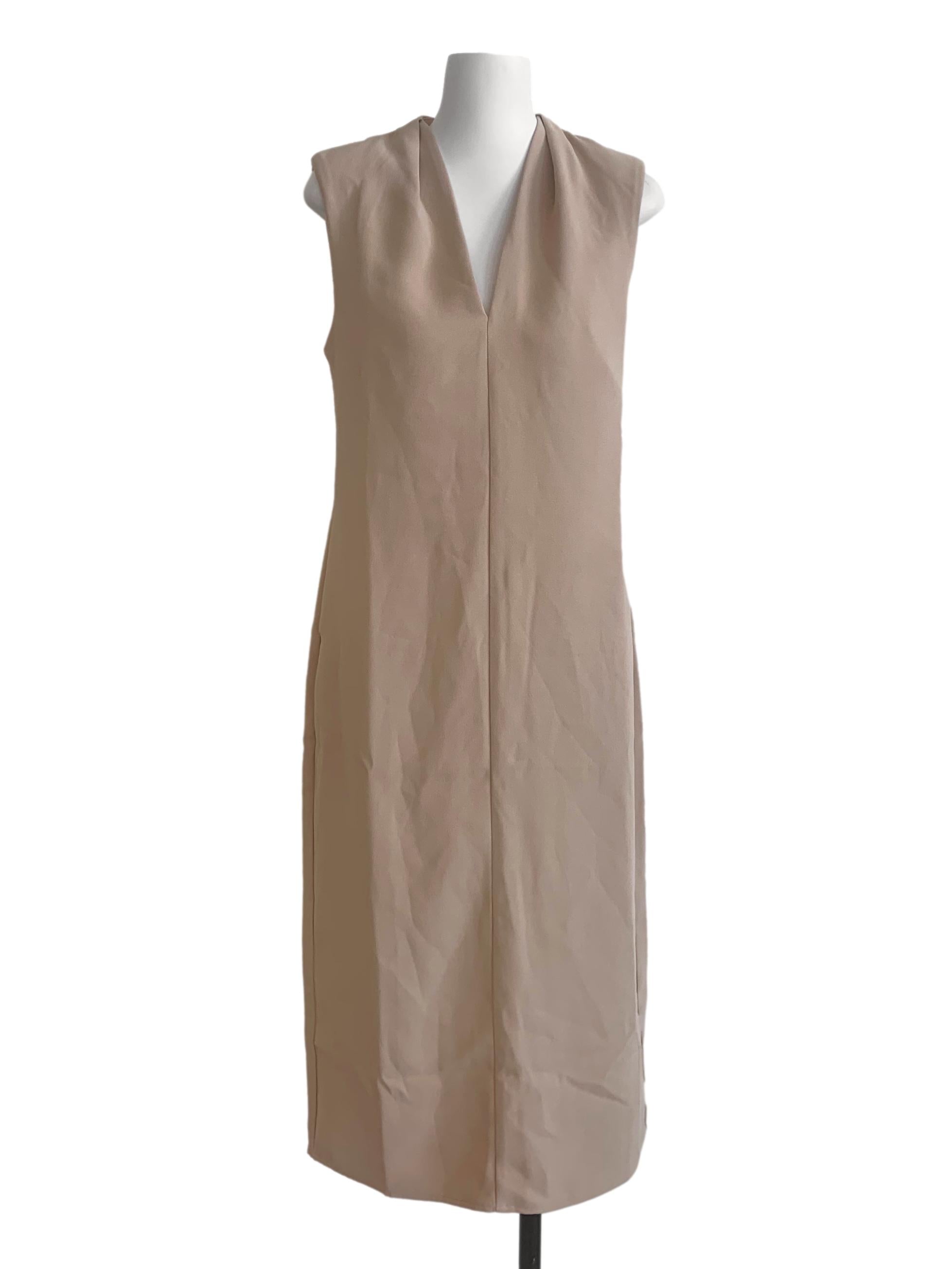 Love Bonito Latte Beige V Neck Dress