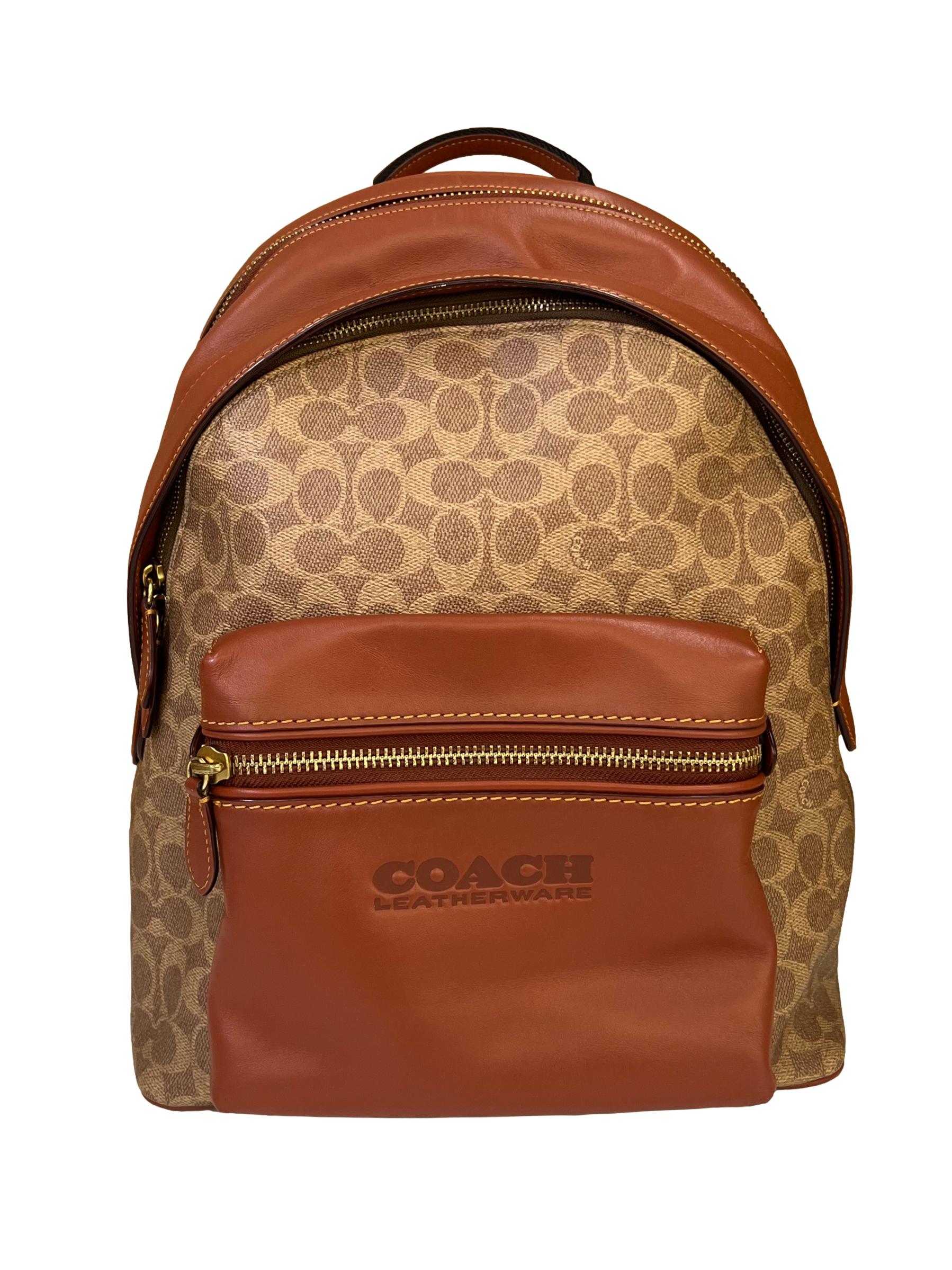 Coach Brown Charter Backpack