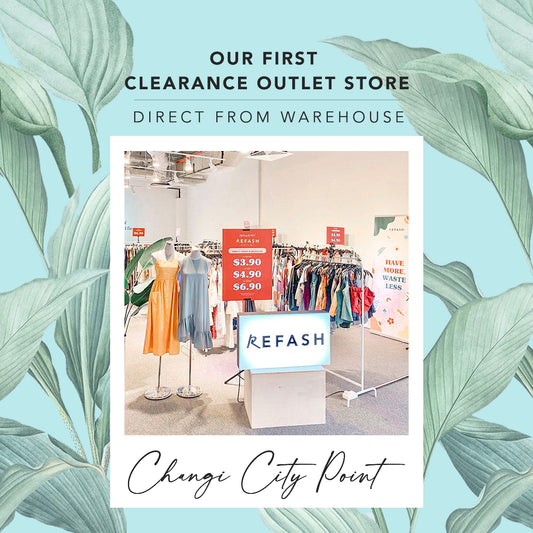 OUR FIRST CLEARANCE OUTLET STORE: CHANGI CITY POINT