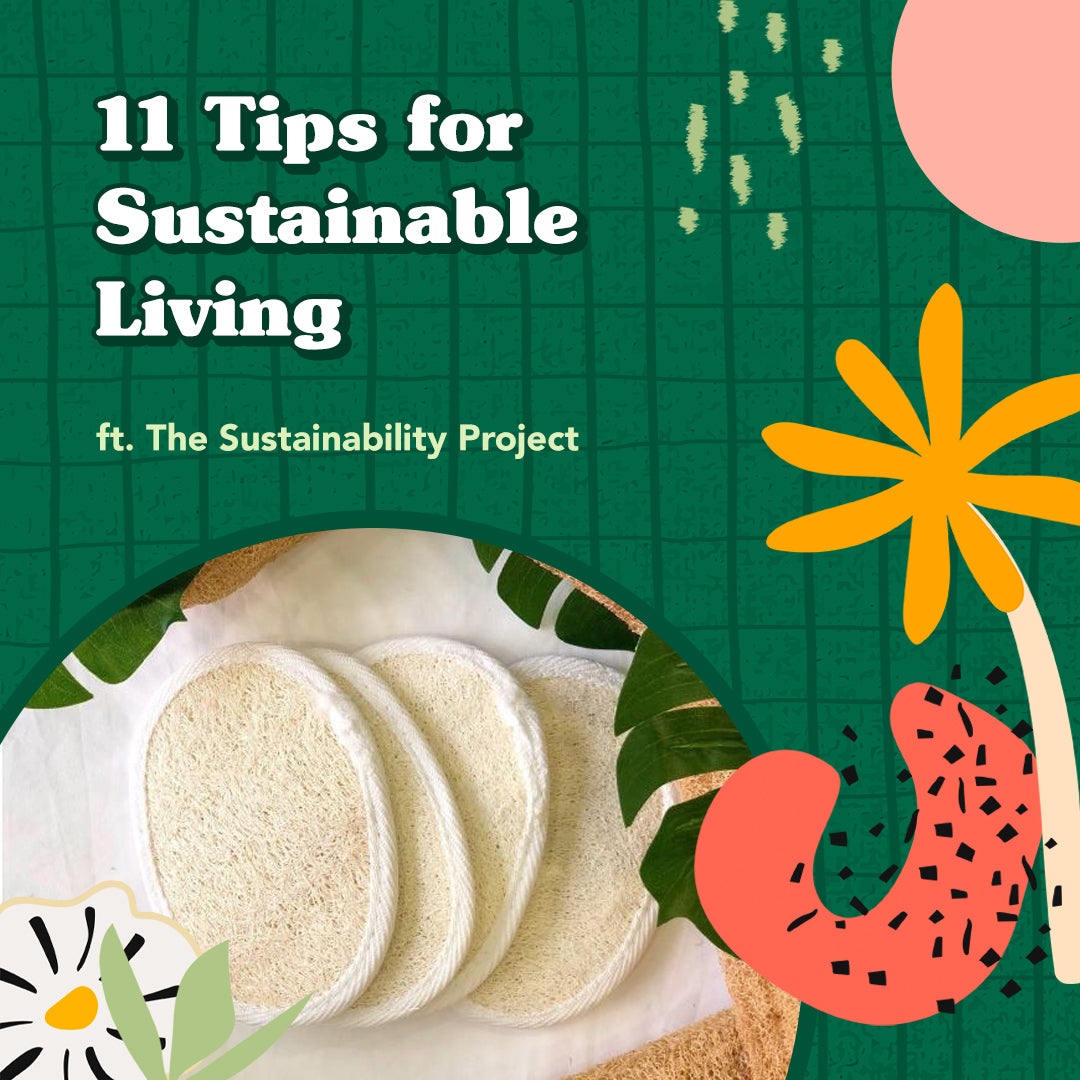11 Tips for Sustainable Living ft. The Sustainability Project