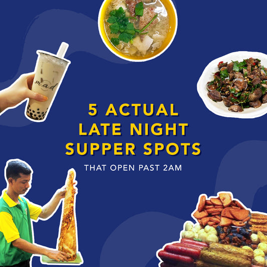 5 ACTUAL LATE NIGHT SUPPER SPOTS THAT OPEN PAST 2AM