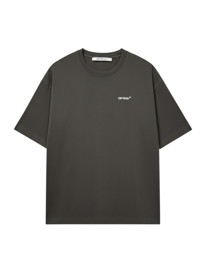 Off-White Chain Arrow Overskate Black Tee CSN*
