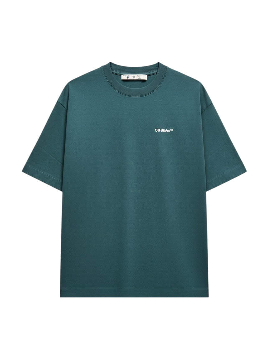 Off-White Chain Arrow Overskate Blue Tee CSN*