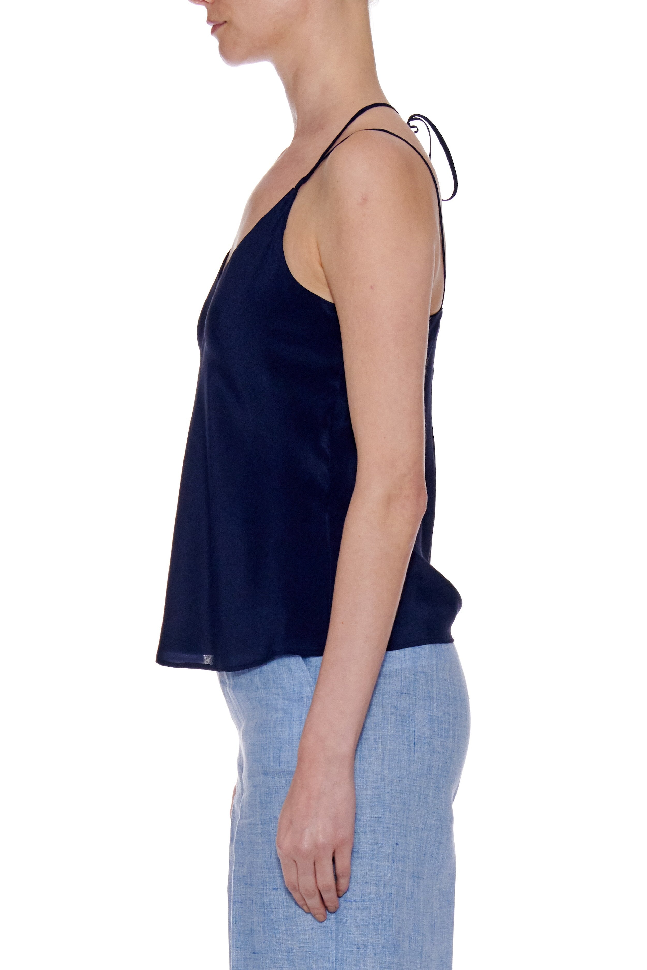 Manresa Top - Spaghetti Double Strap Camisole In Navy CSN