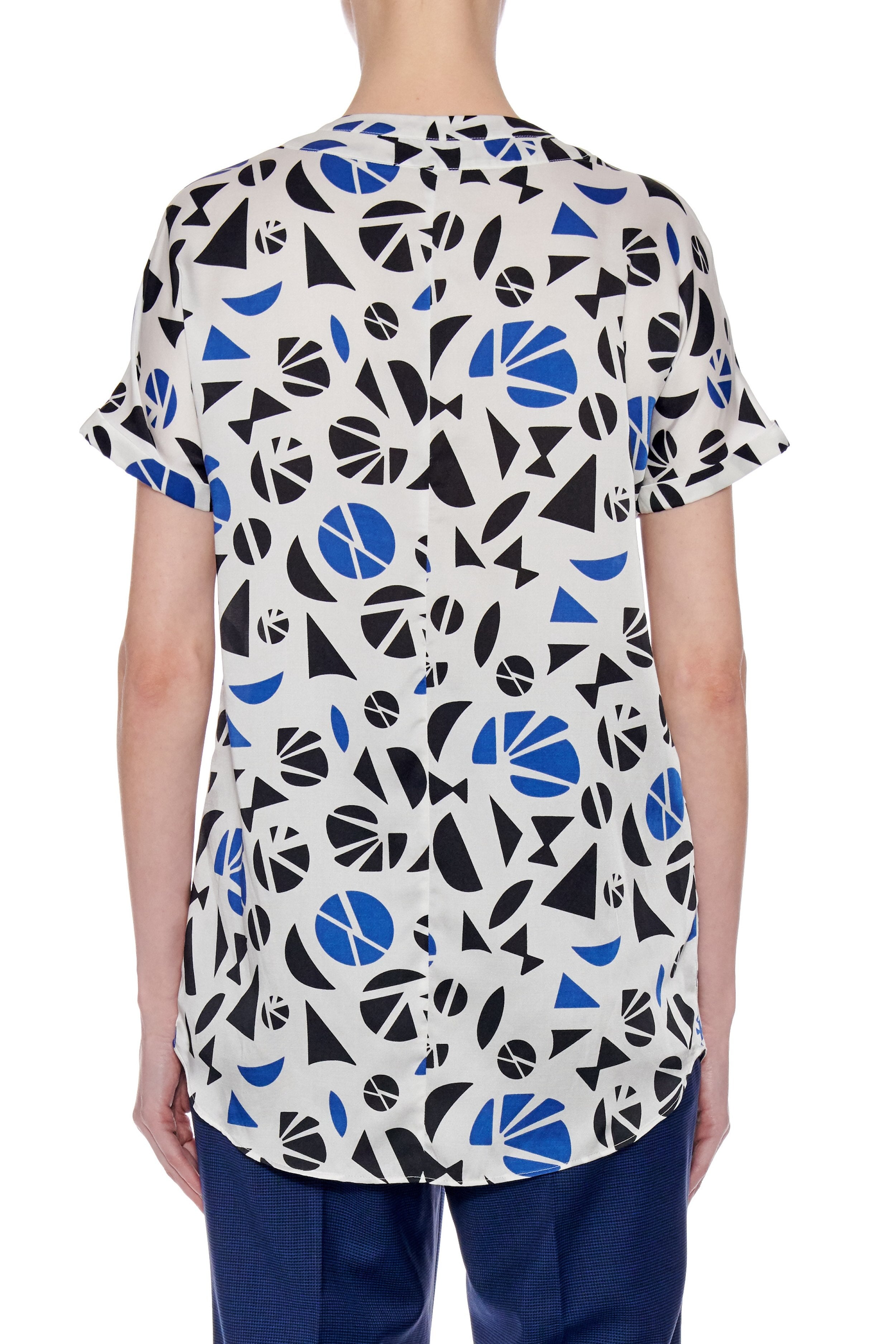 Lleida Top - Short Sleeve Loose Fit Summer Blouse CSN
