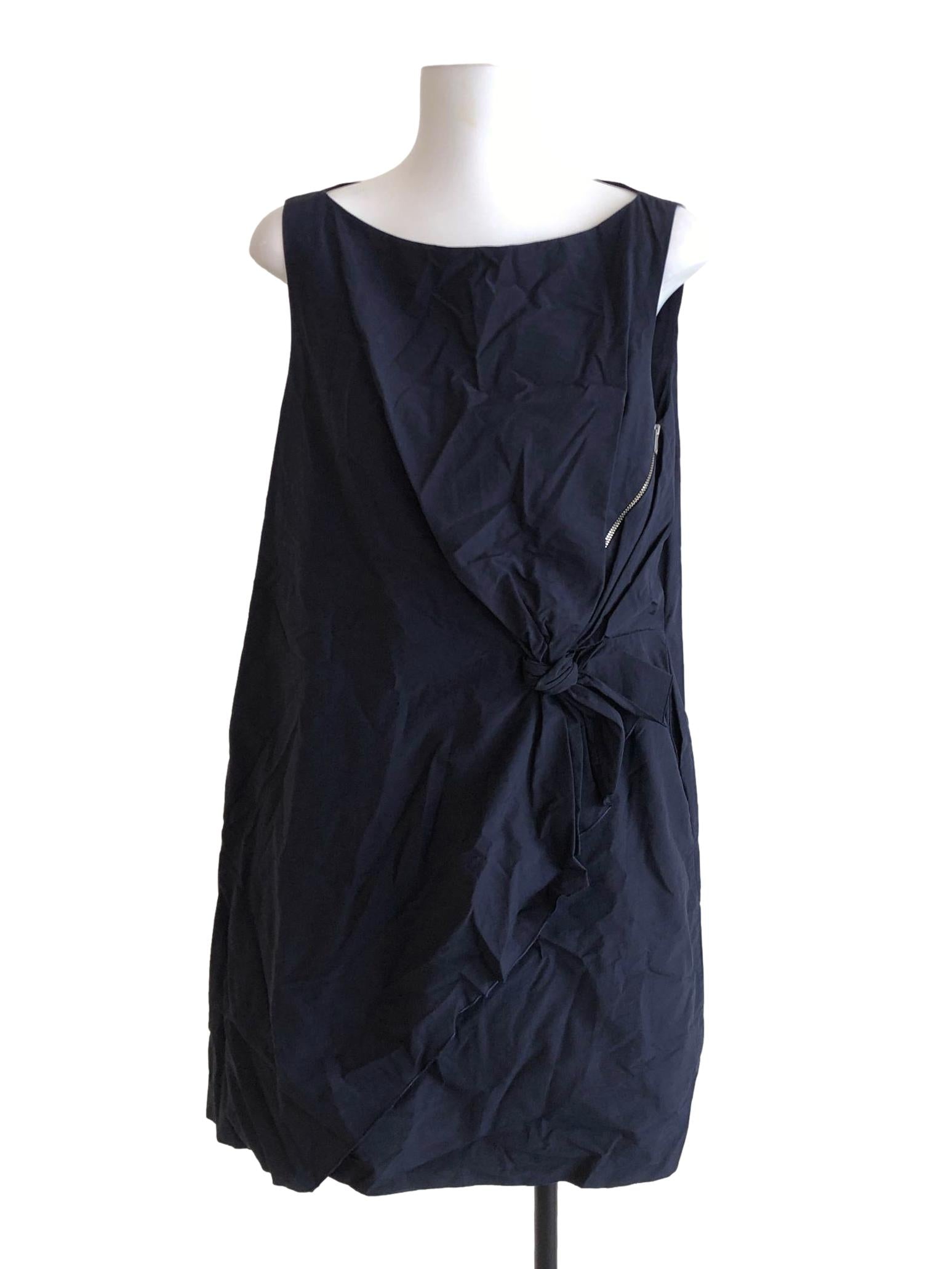 Spruce Blue Ribbon Tunic Mini Dress