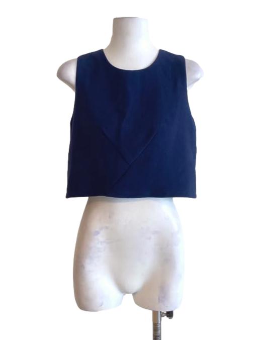 Navy Dark Blue Sleeveless Shirt