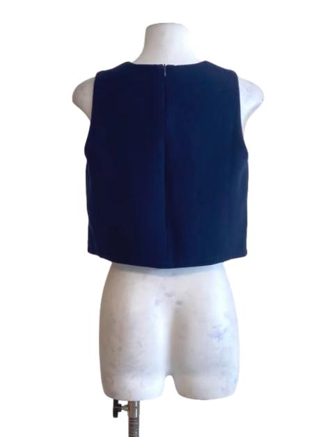 Navy Dark Blue Sleeveless Shirt