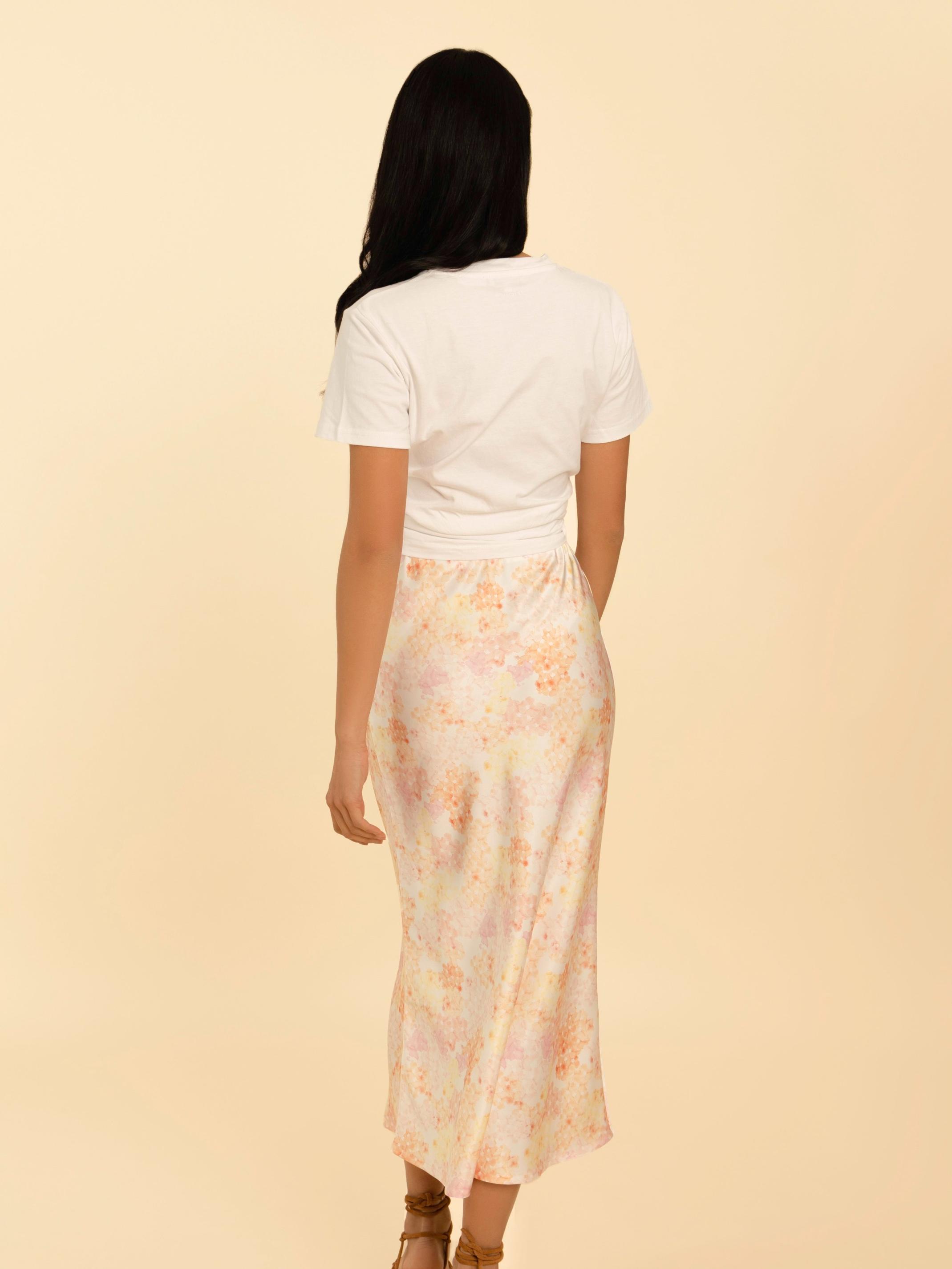 Olivia Slip Skirt In Pink Floral CSN