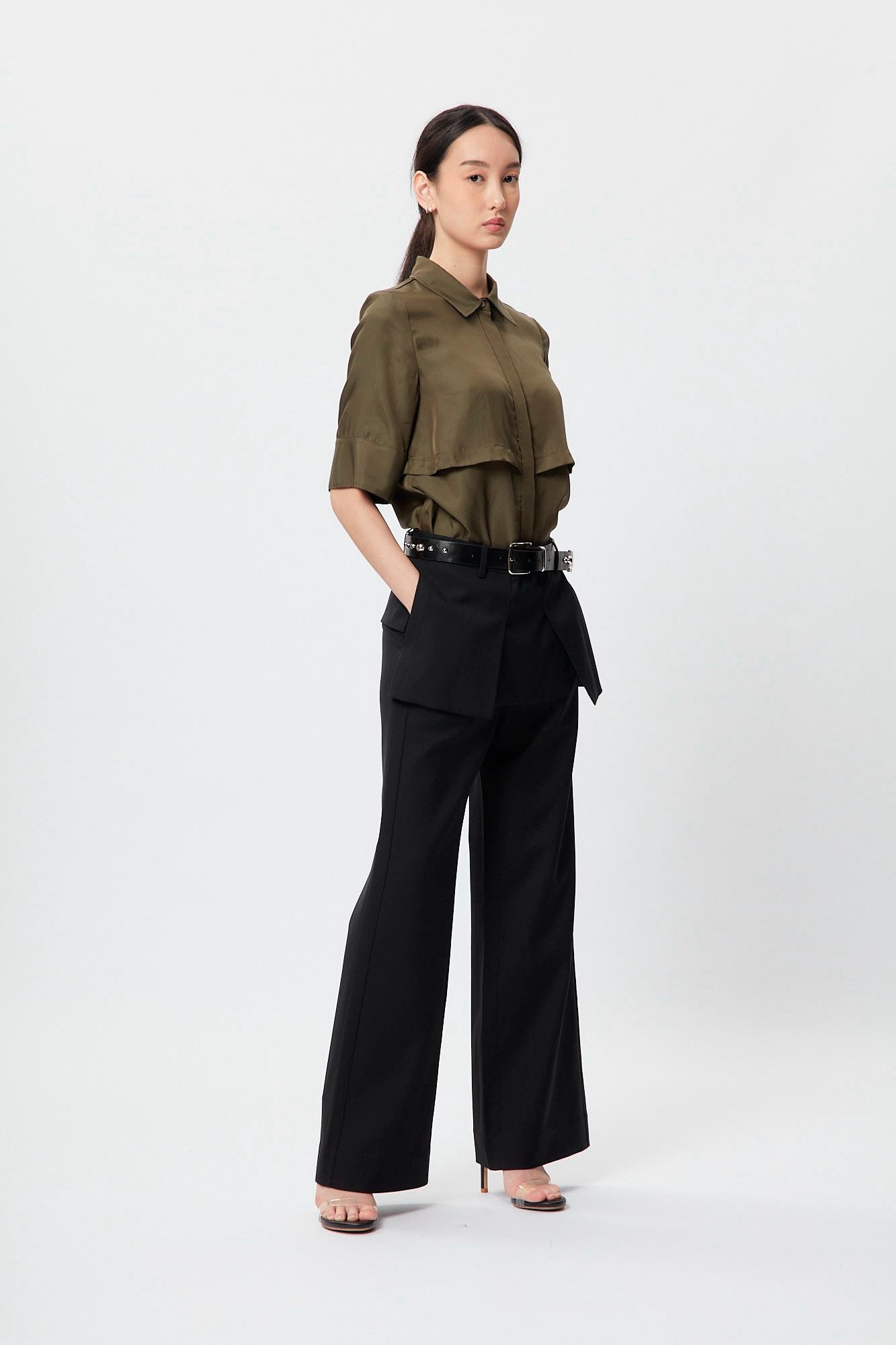 Signature Layers Shirt In Military Green CSN