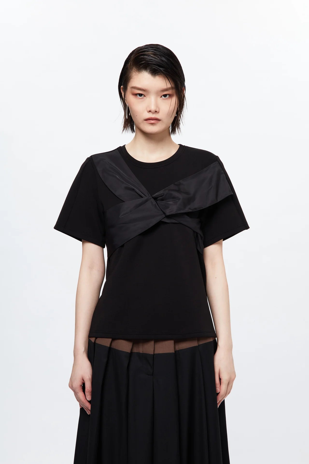 X-Cross Top In Black CSN