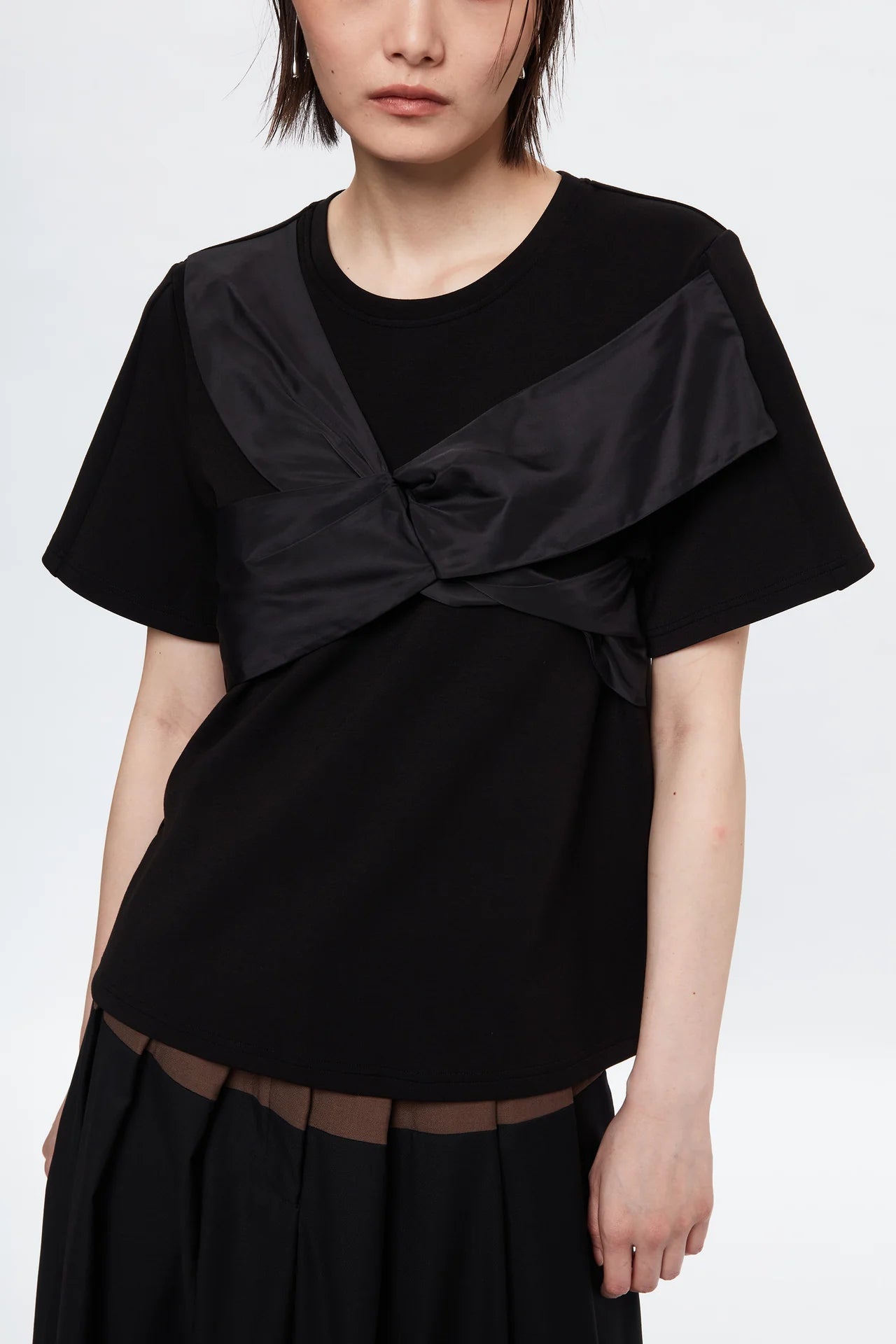 X-Cross Top In Black CSN