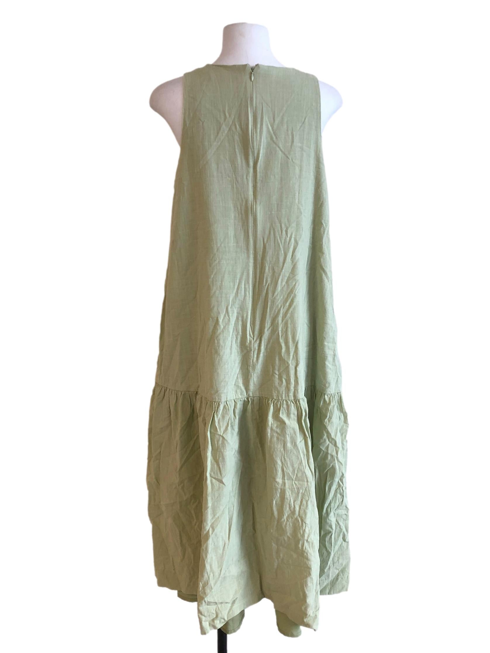 Lime Green Summer Tunic Dress