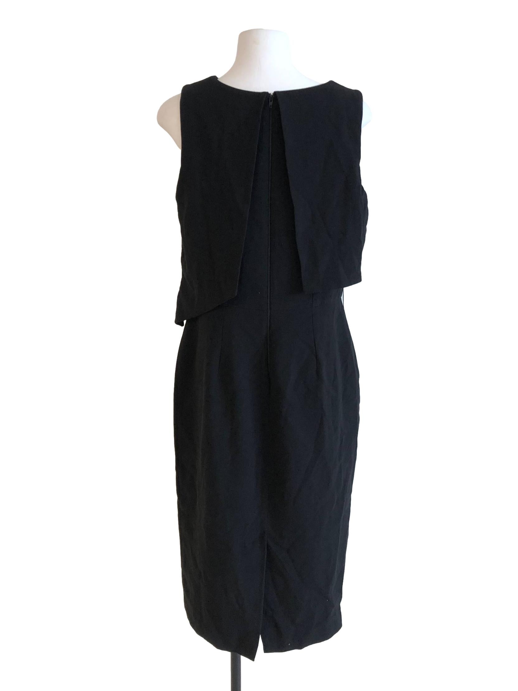 Black Tunic Midi Dress