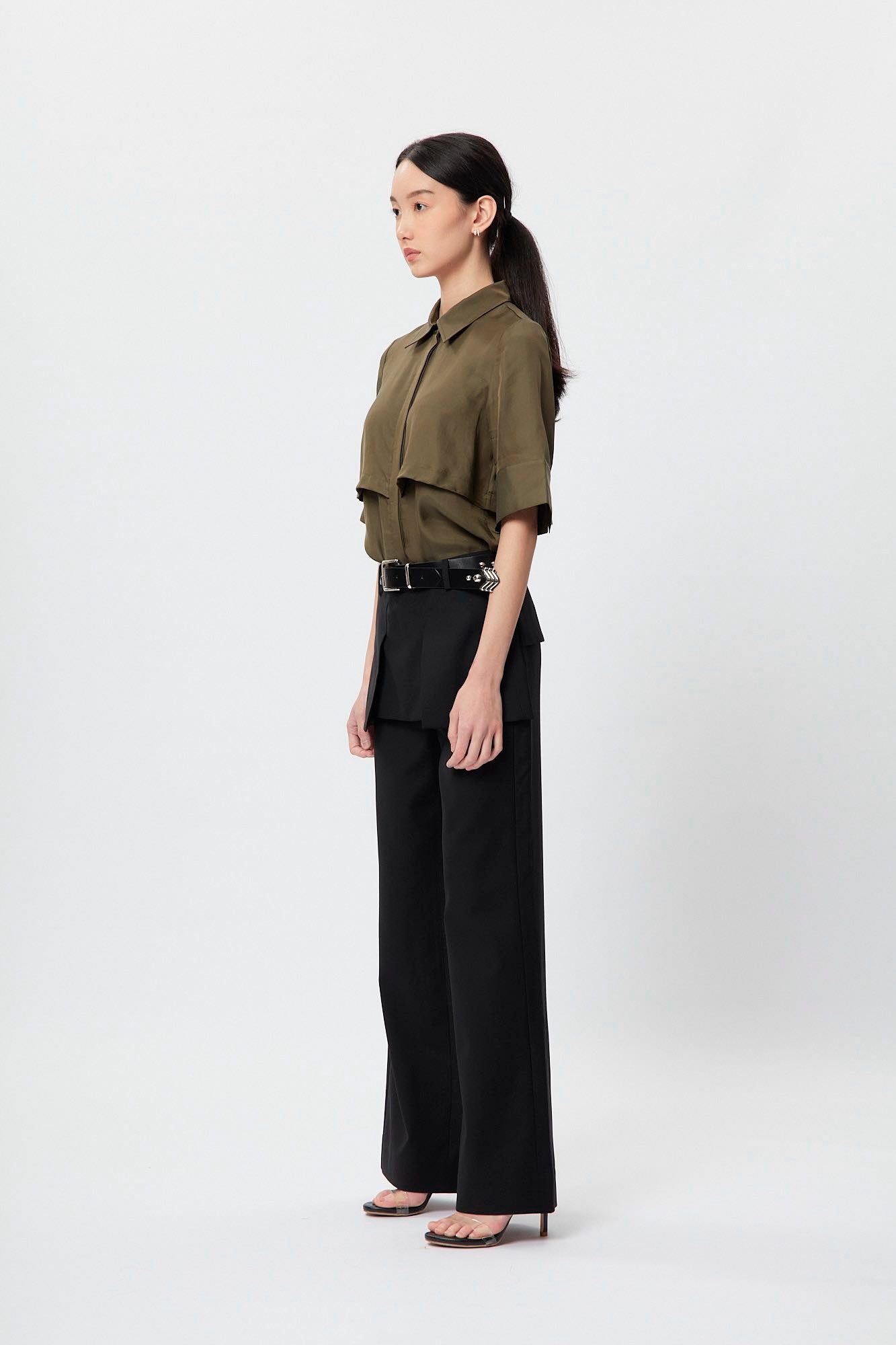 Signature Layers Shirt In Military Green CSN