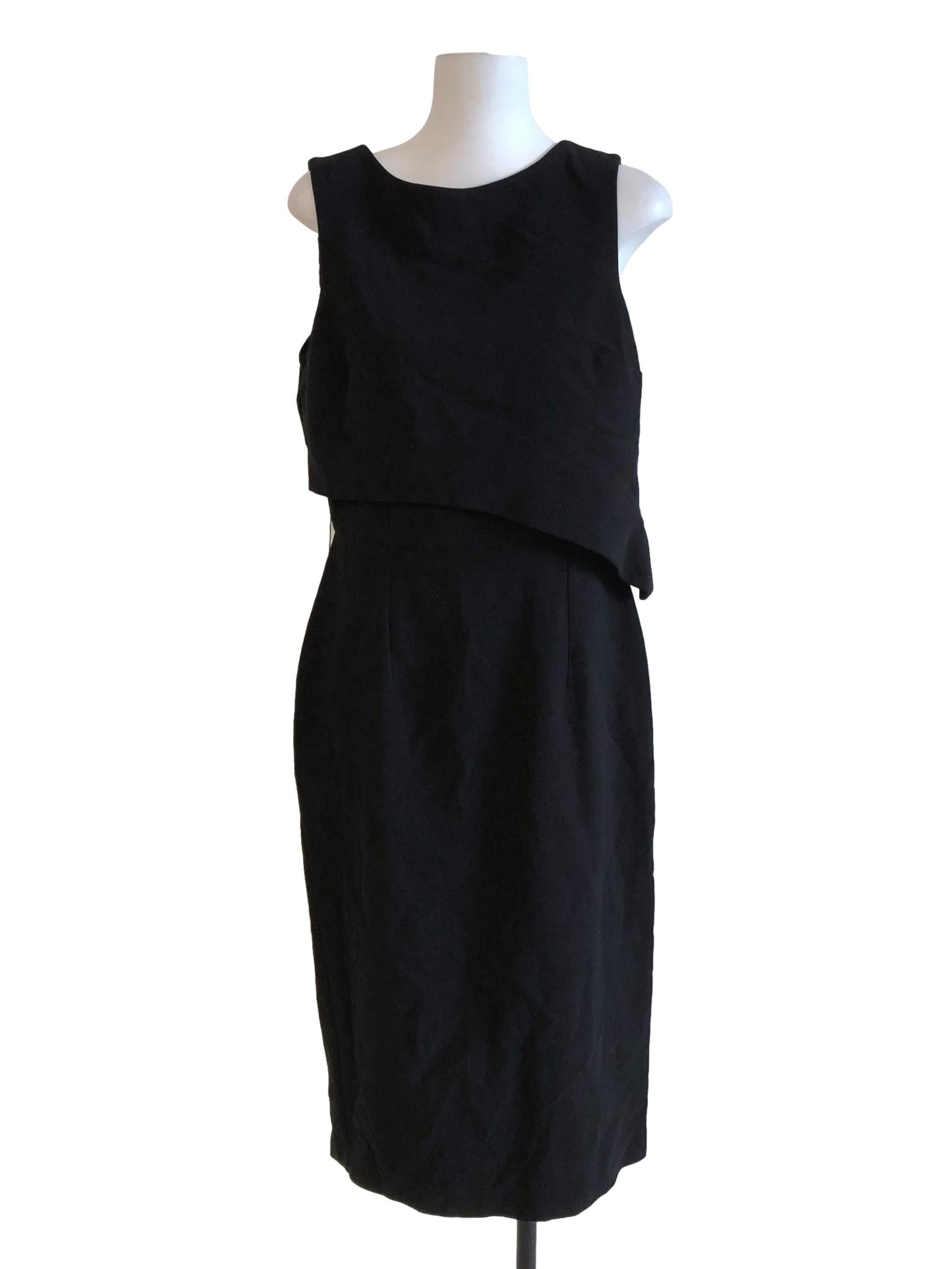 Black Tunic Midi Dress