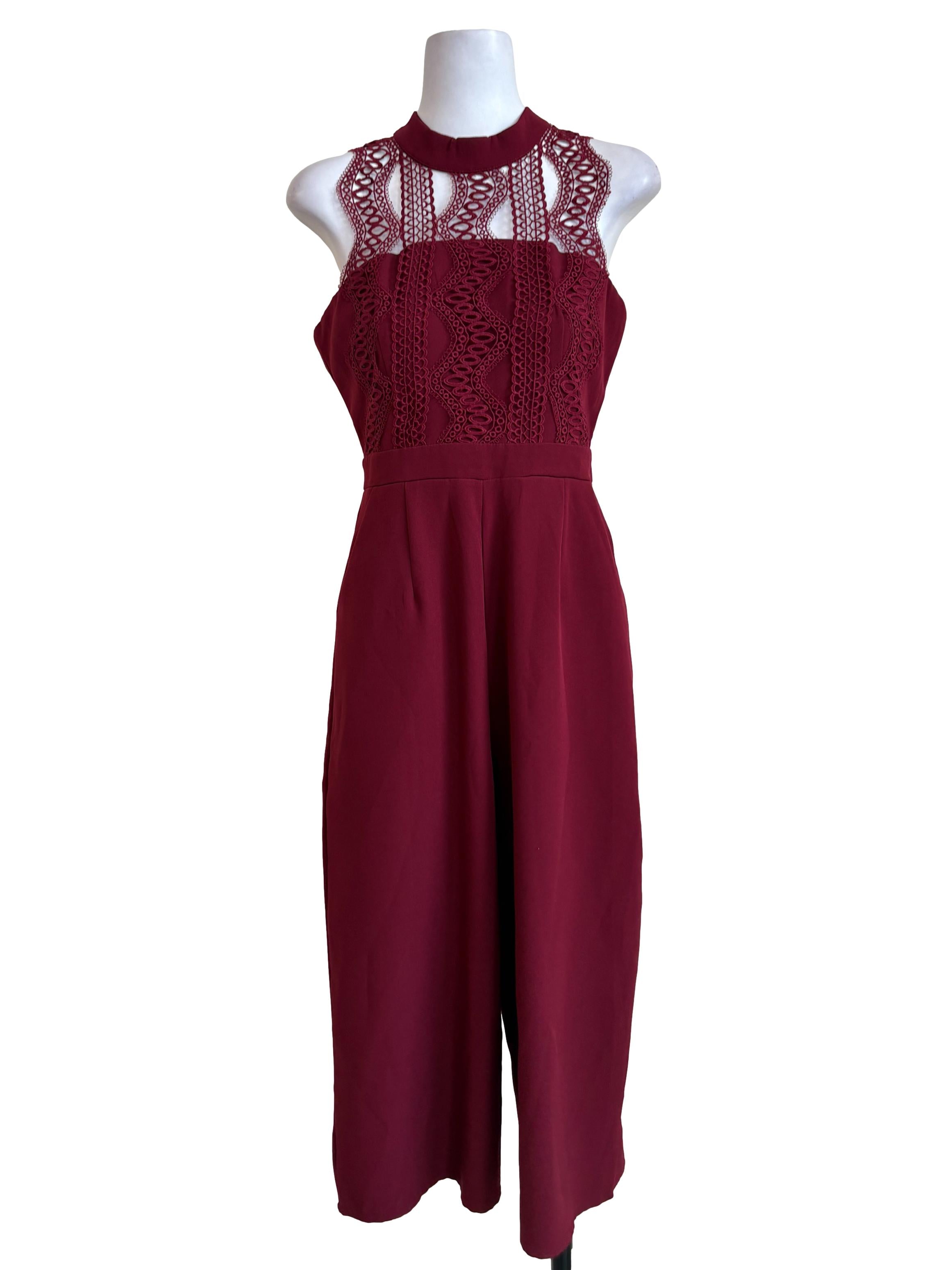 Ruby Lace Wide Leg Jumpsuits