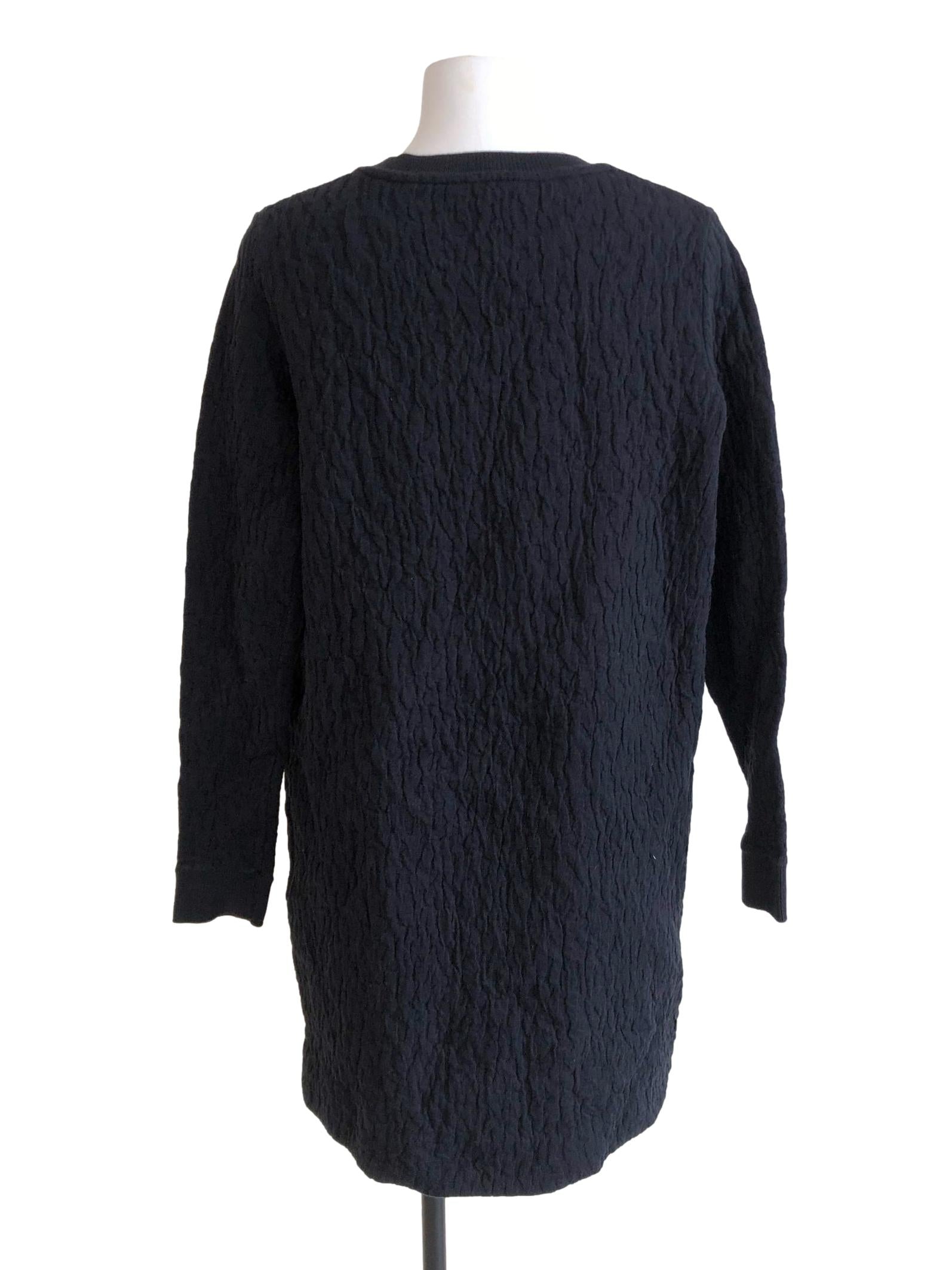 Slate Grey Long Sleeve Mini Dress