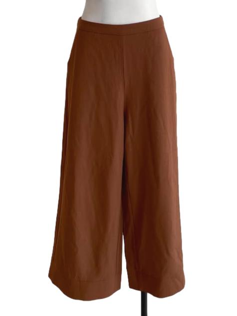 Tawny Brown Wide Leg Pants