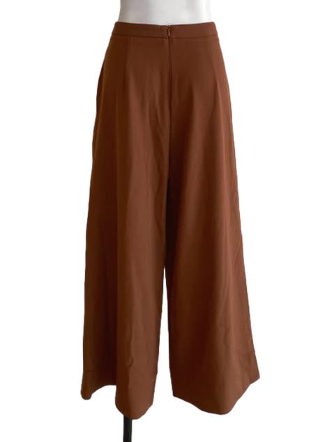 Tawny Brown Wide Leg Pants