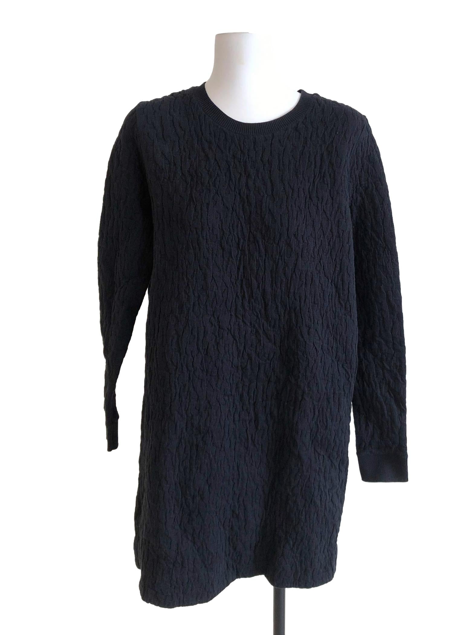 Slate Grey Long Sleeve Mini Dress