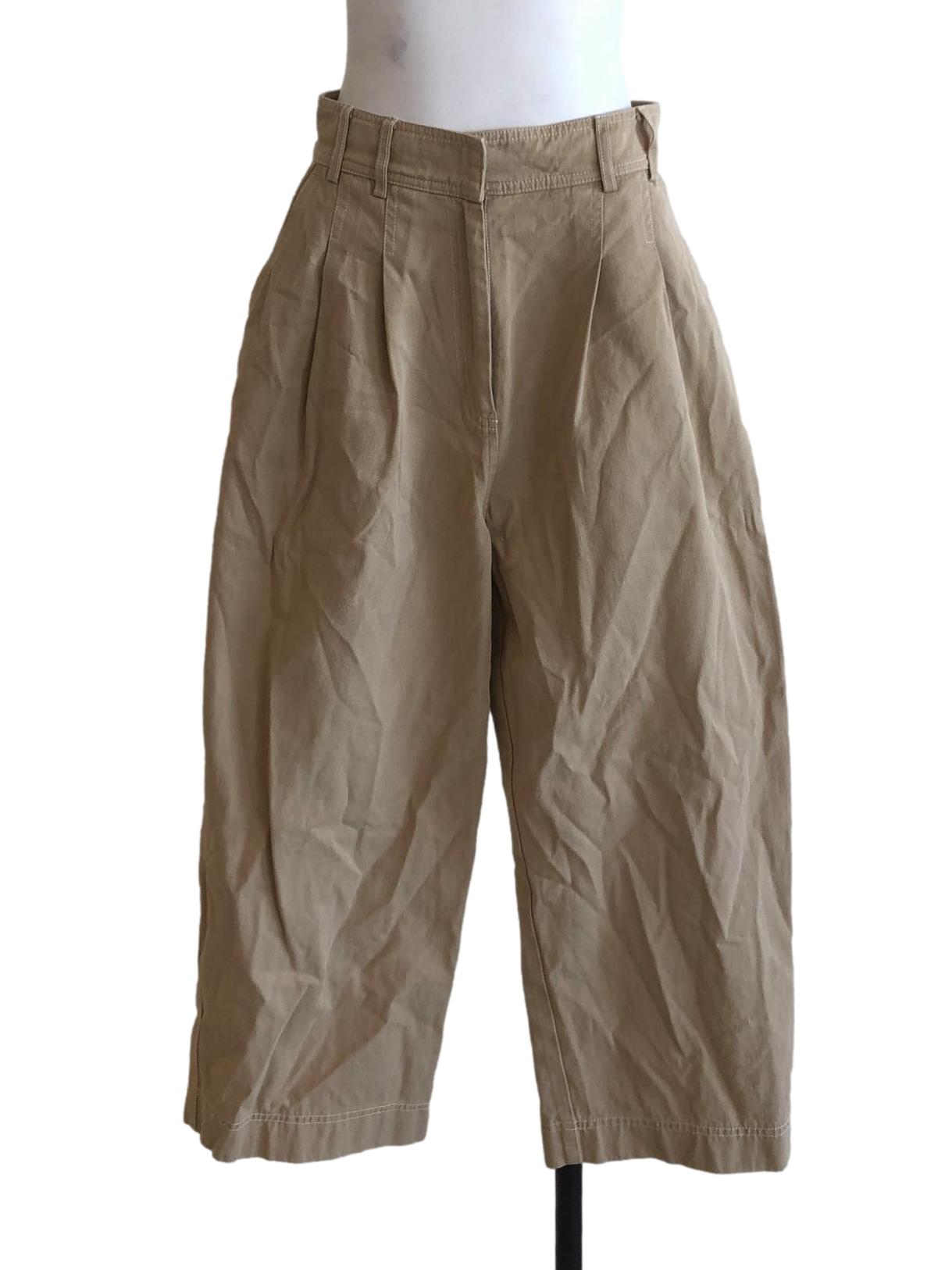 Egg Shell Beige Pedal Pants OSN