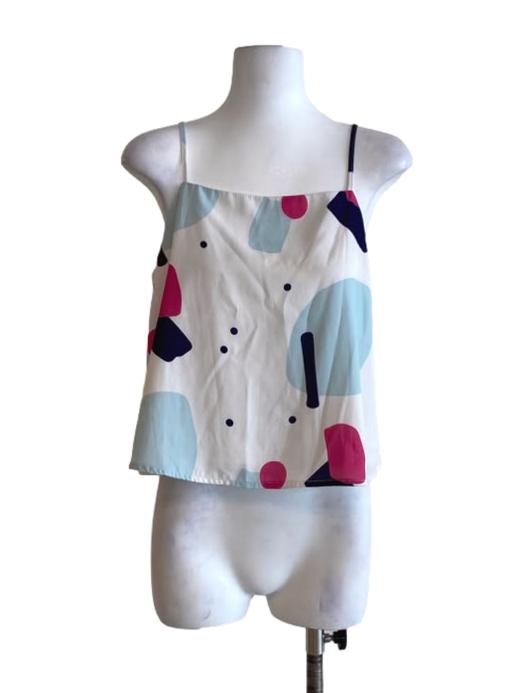 Porcelain White With Multicolored Pattern Top TTR