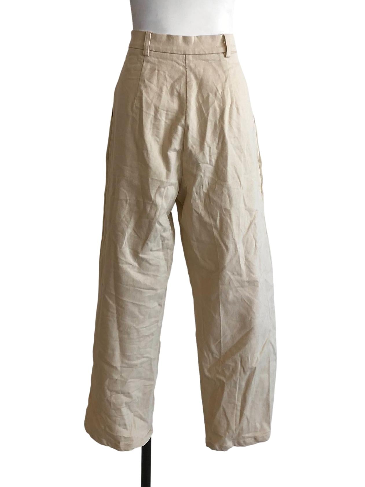 Banana Yellow Straight Cut Pants OSN