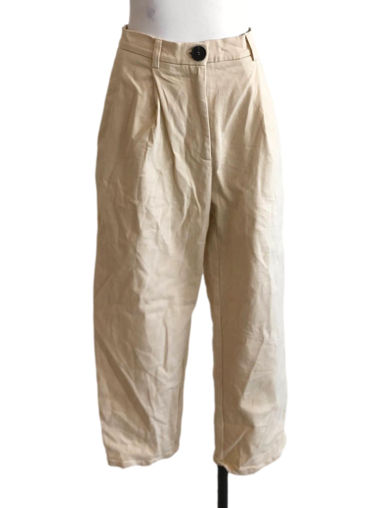 Banana Yellow Straight Cut Pants OSN