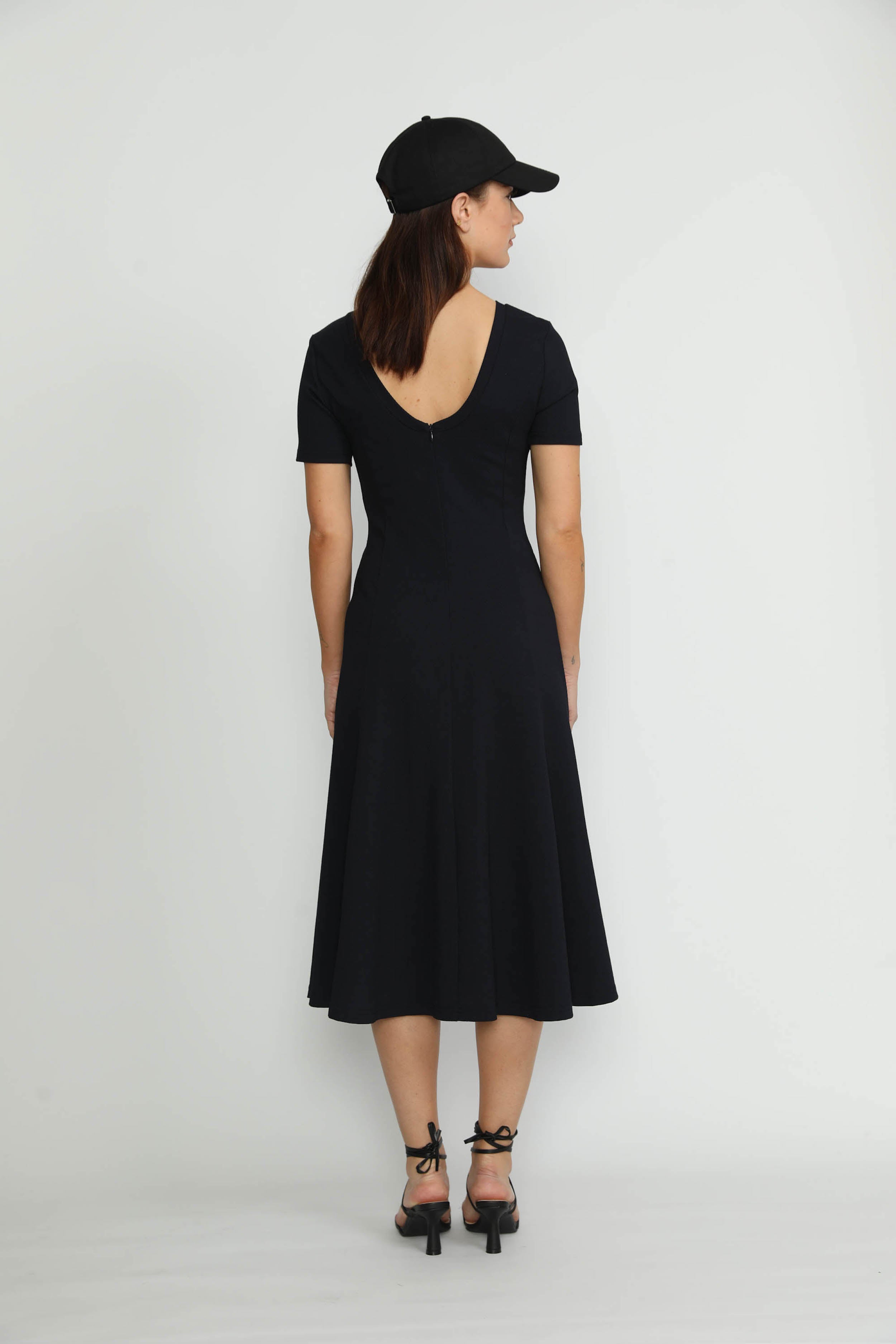 Meyrin Dress - Trumpet Dress In Navy CSN