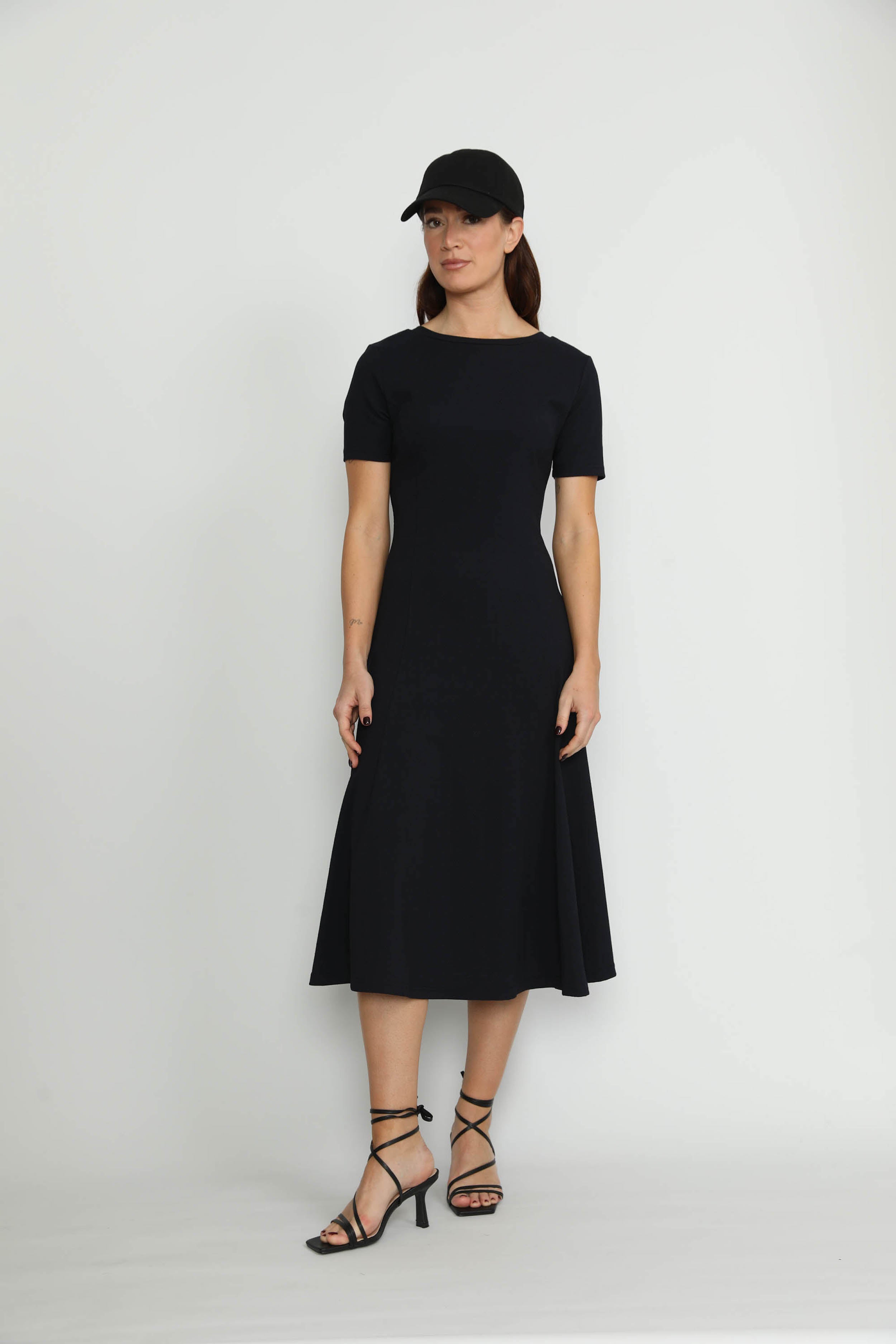 Meyrin Dress - Trumpet Dress In Navy CSN