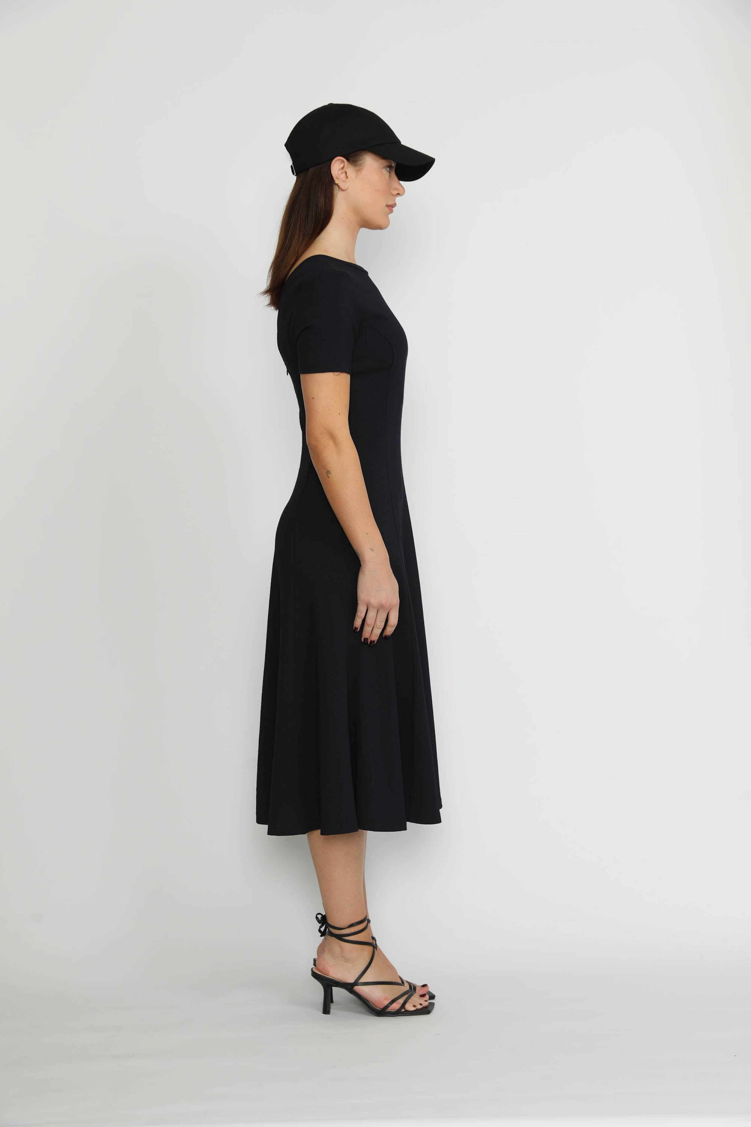 Meyrin Dress - Trumpet Dress In Navy CSN