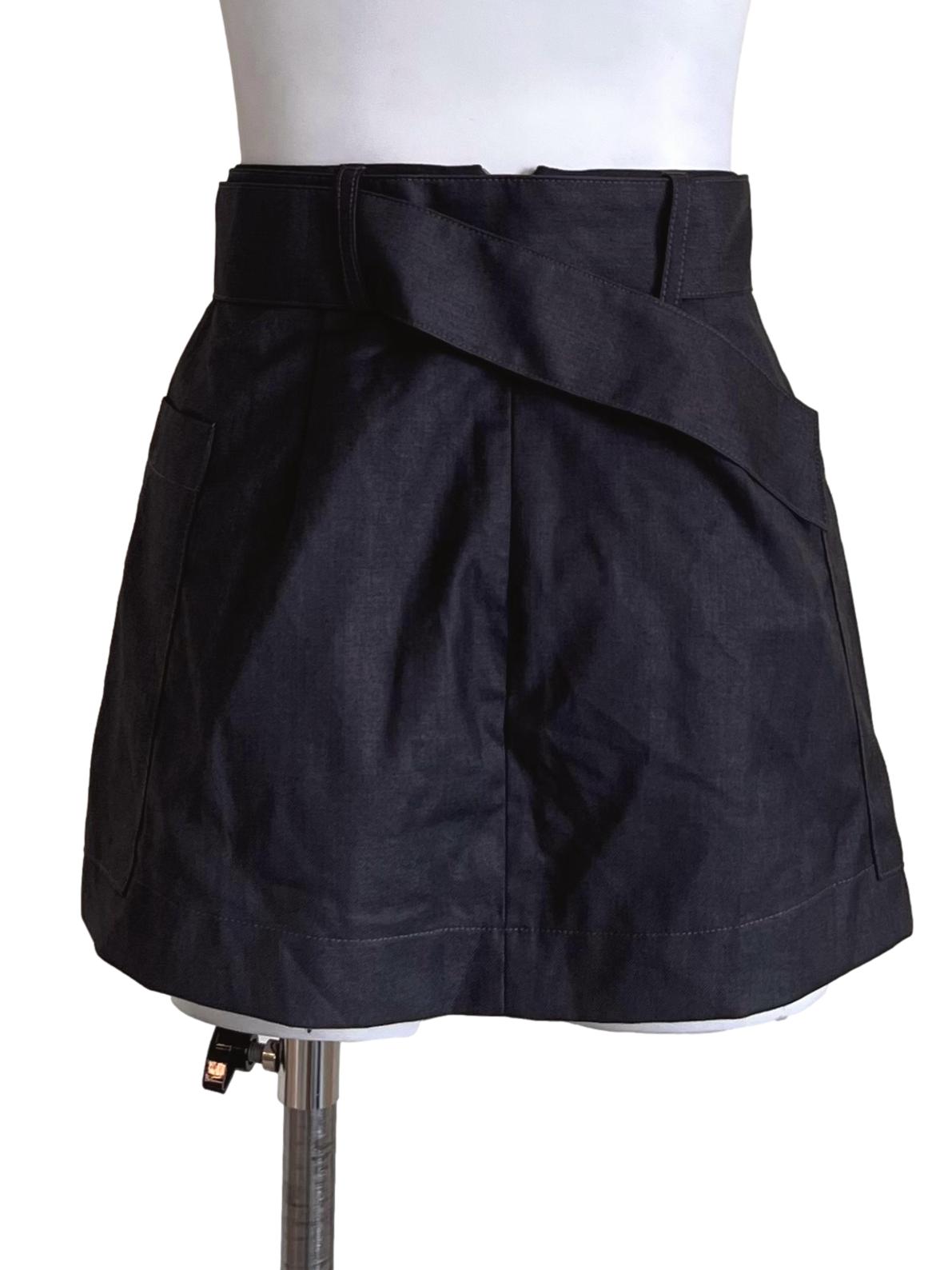 Shadow Grey Mini Skirt