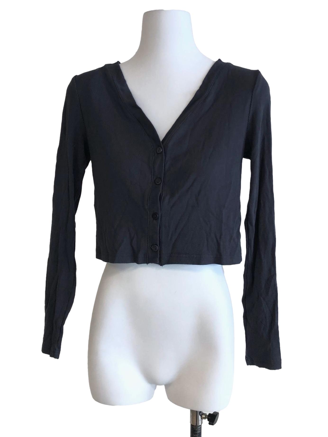 Anchor Grey Cropped Cardigan