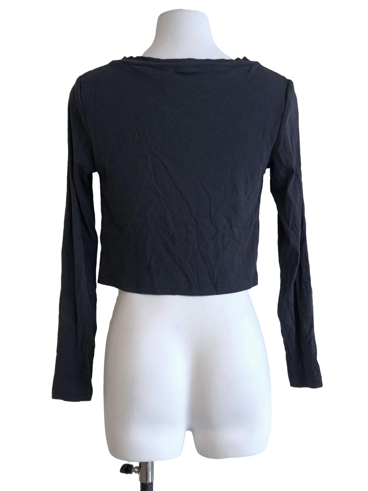 Anchor Grey Cropped Cardigan