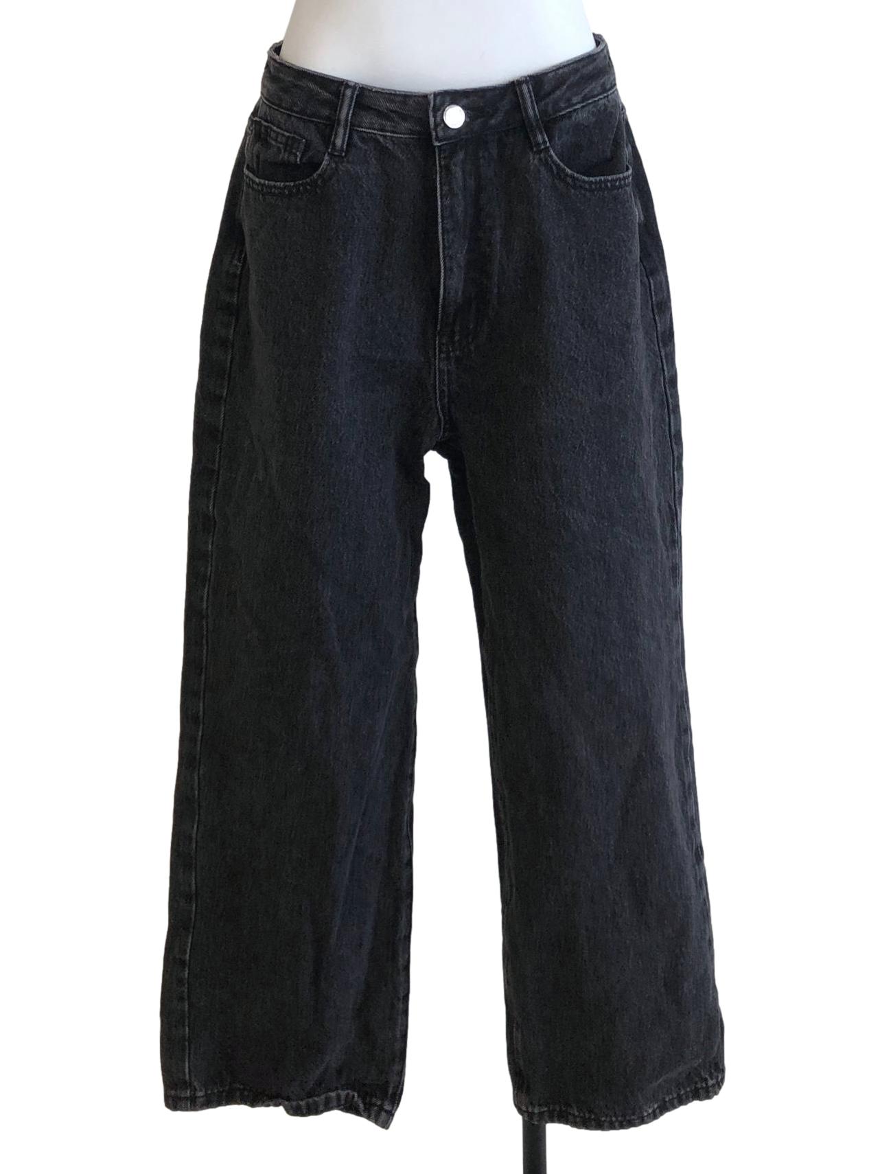 Shadow Black Straight Cut Jeans