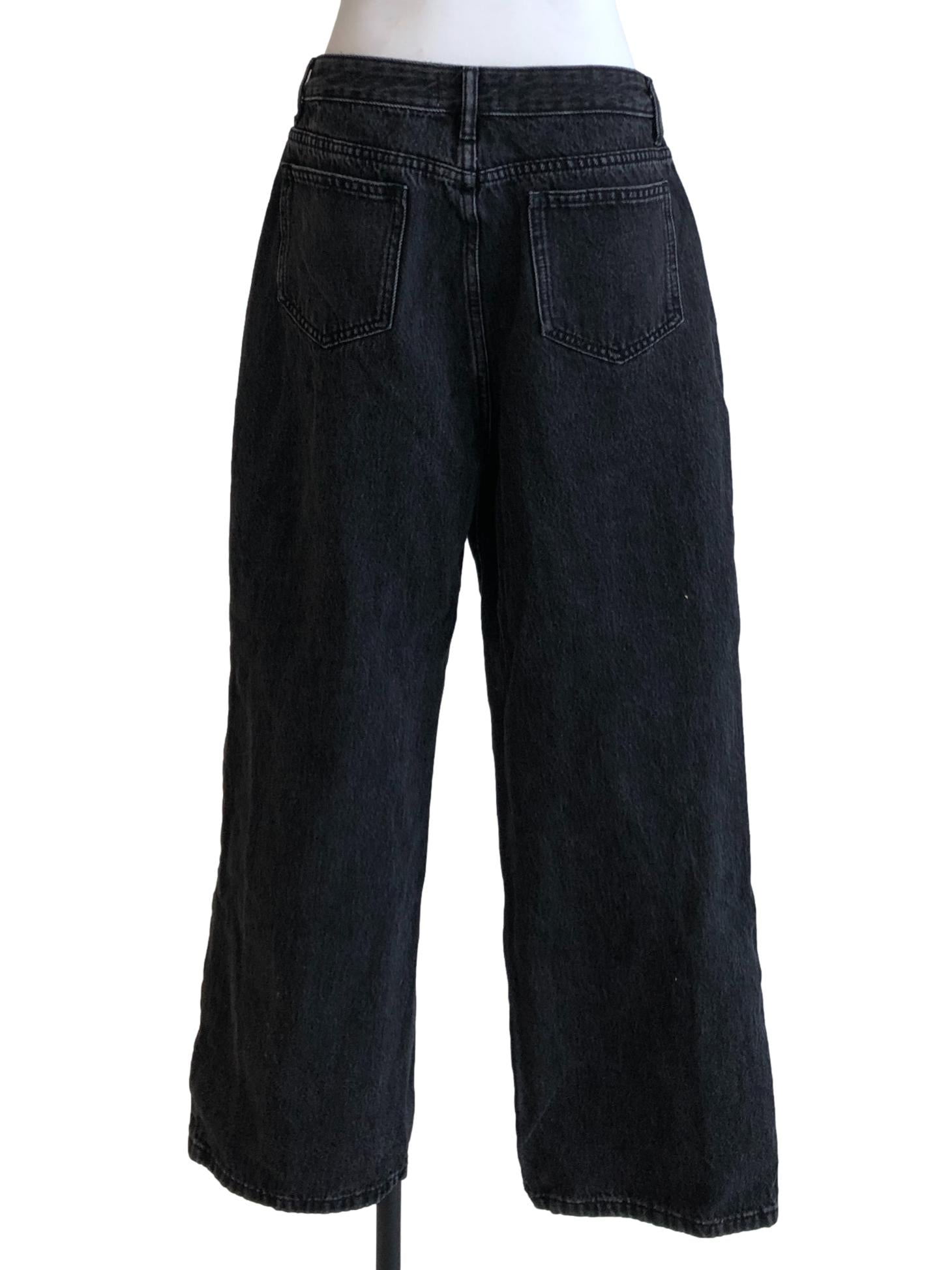 Shadow Black Straight Cut Jeans