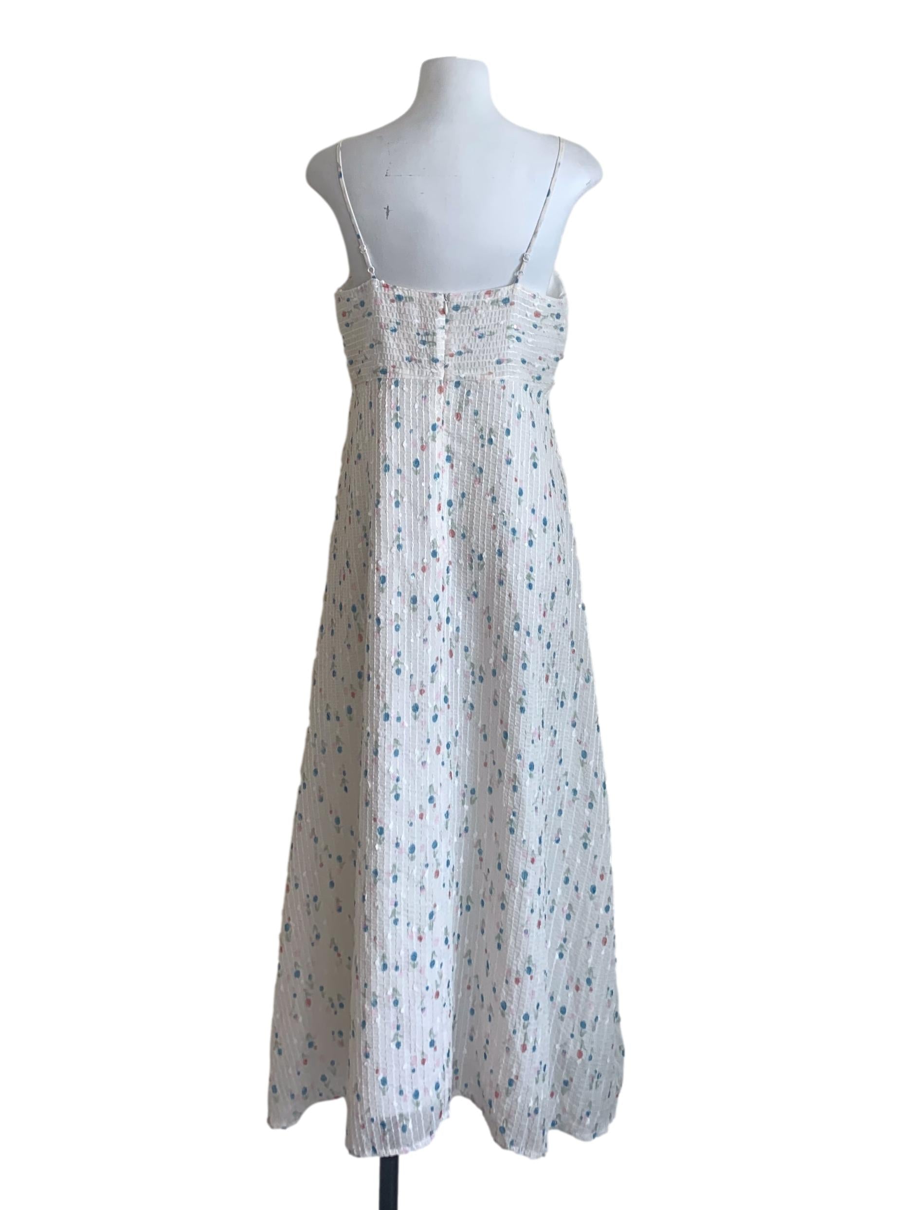 Daisy White Pattern Dress