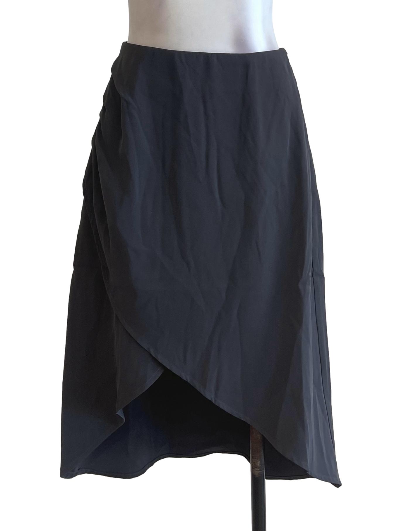 Dark Grey Fishtail Skirt