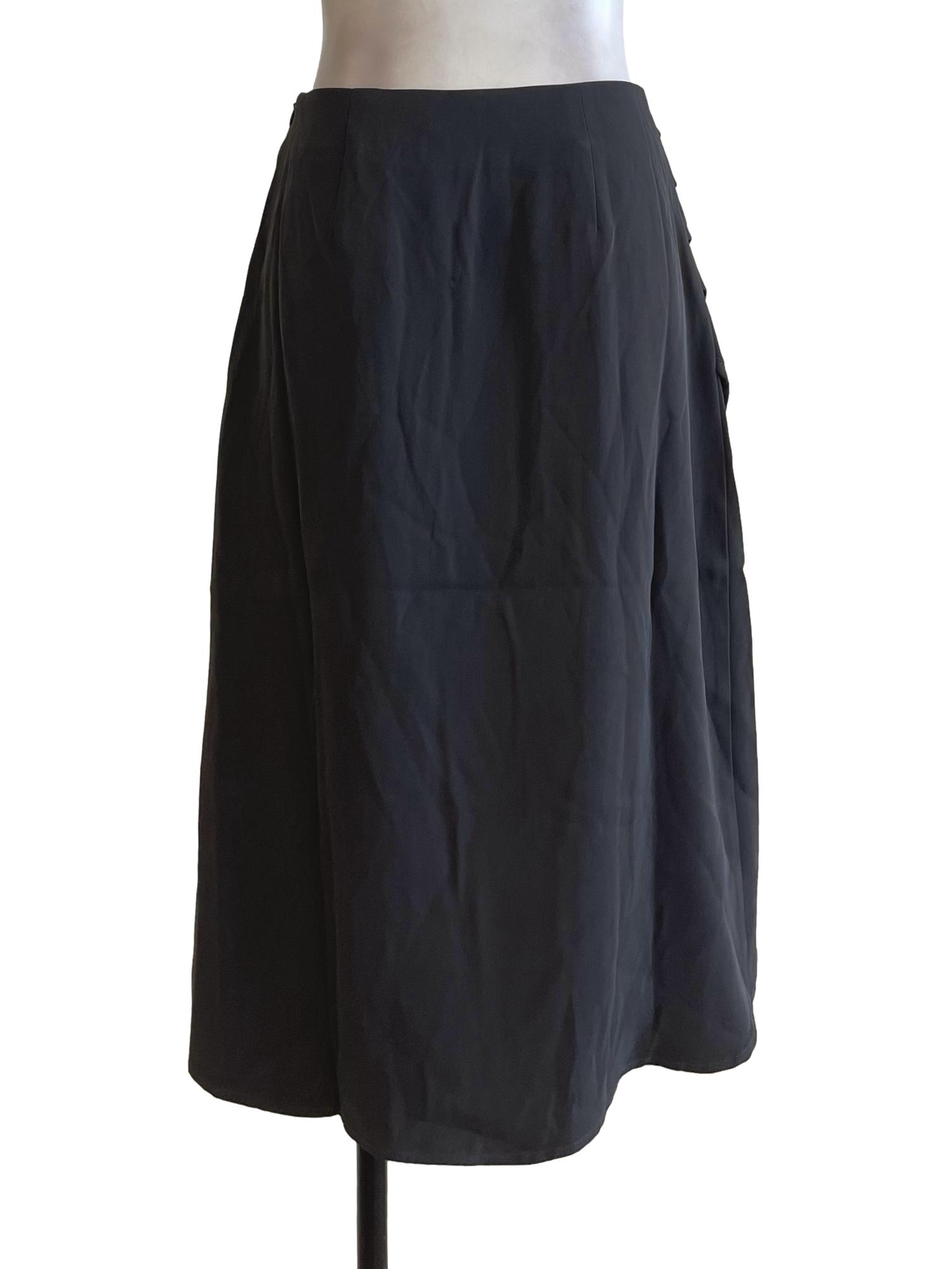 Dark Grey Fishtail Skirt