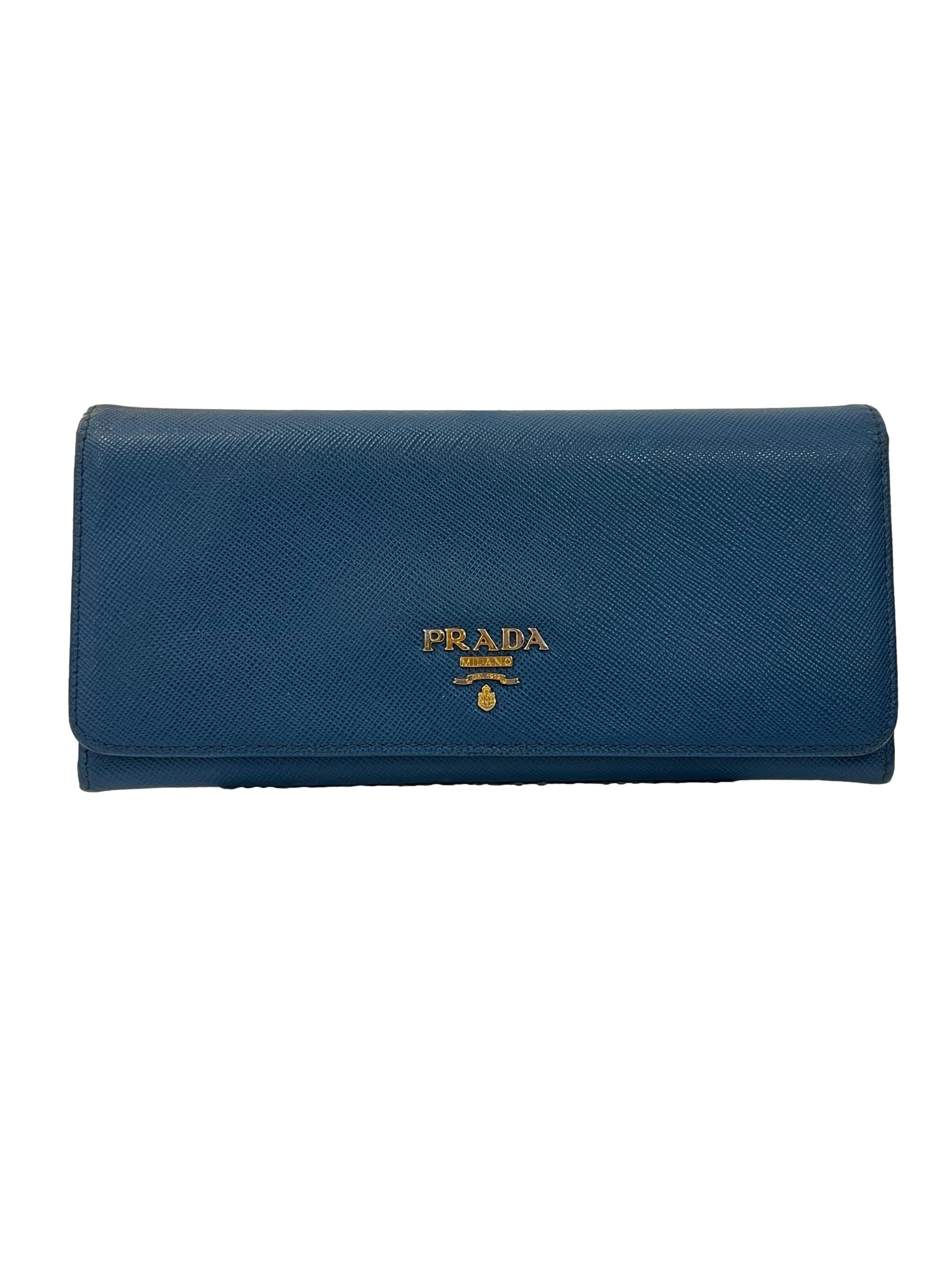 Aegean Blue Long Wallet