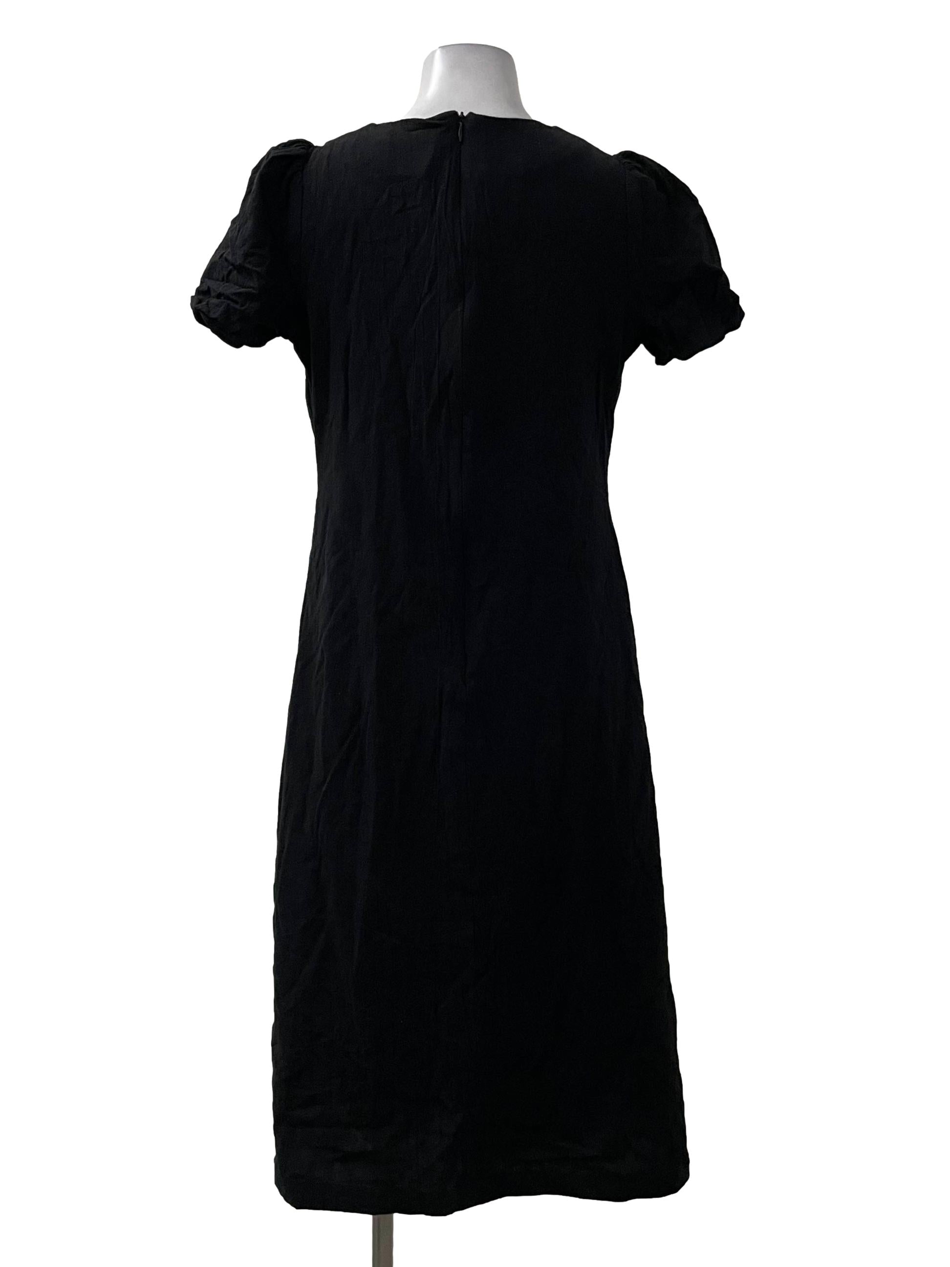 Black Puff Sleeve Dress